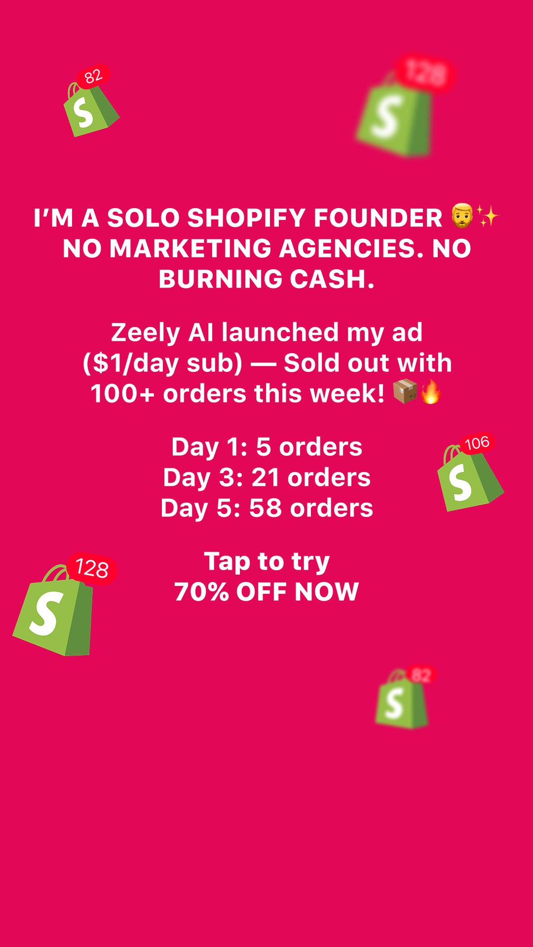 Zeely Facebook ad