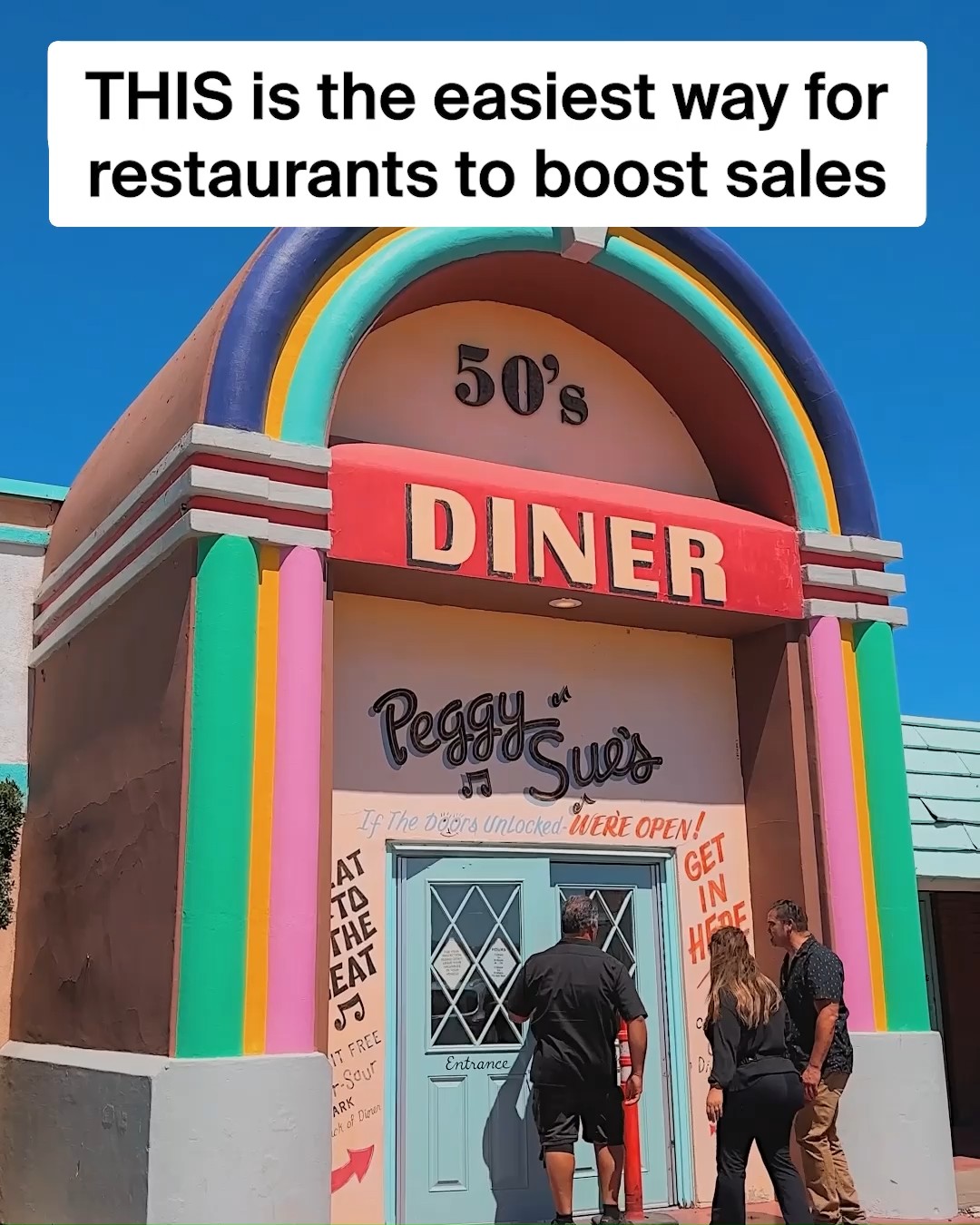 Restaurant Grader Facebook ad: Grade your site