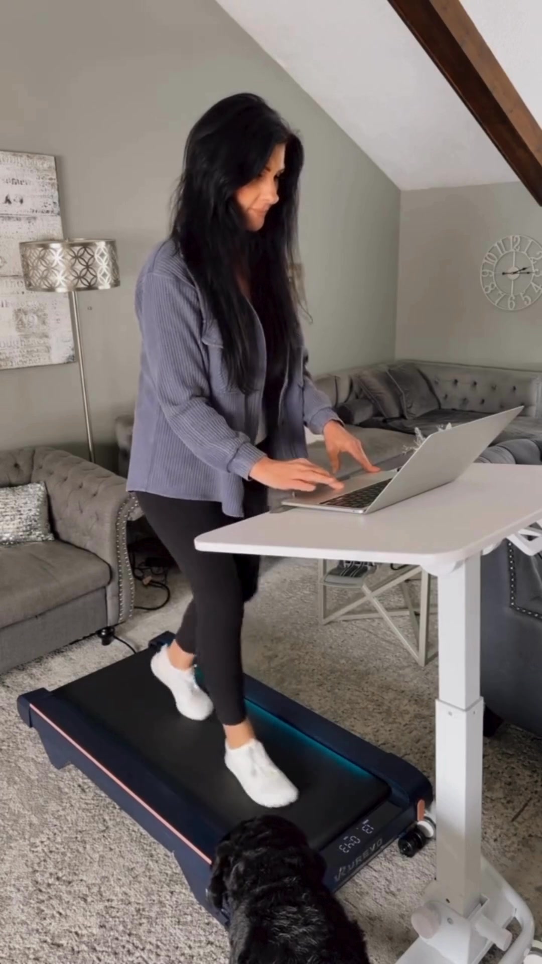 UREVO Facebook ad: UREVO Smart Walking Pad - Your Living Room Just Became a Gym