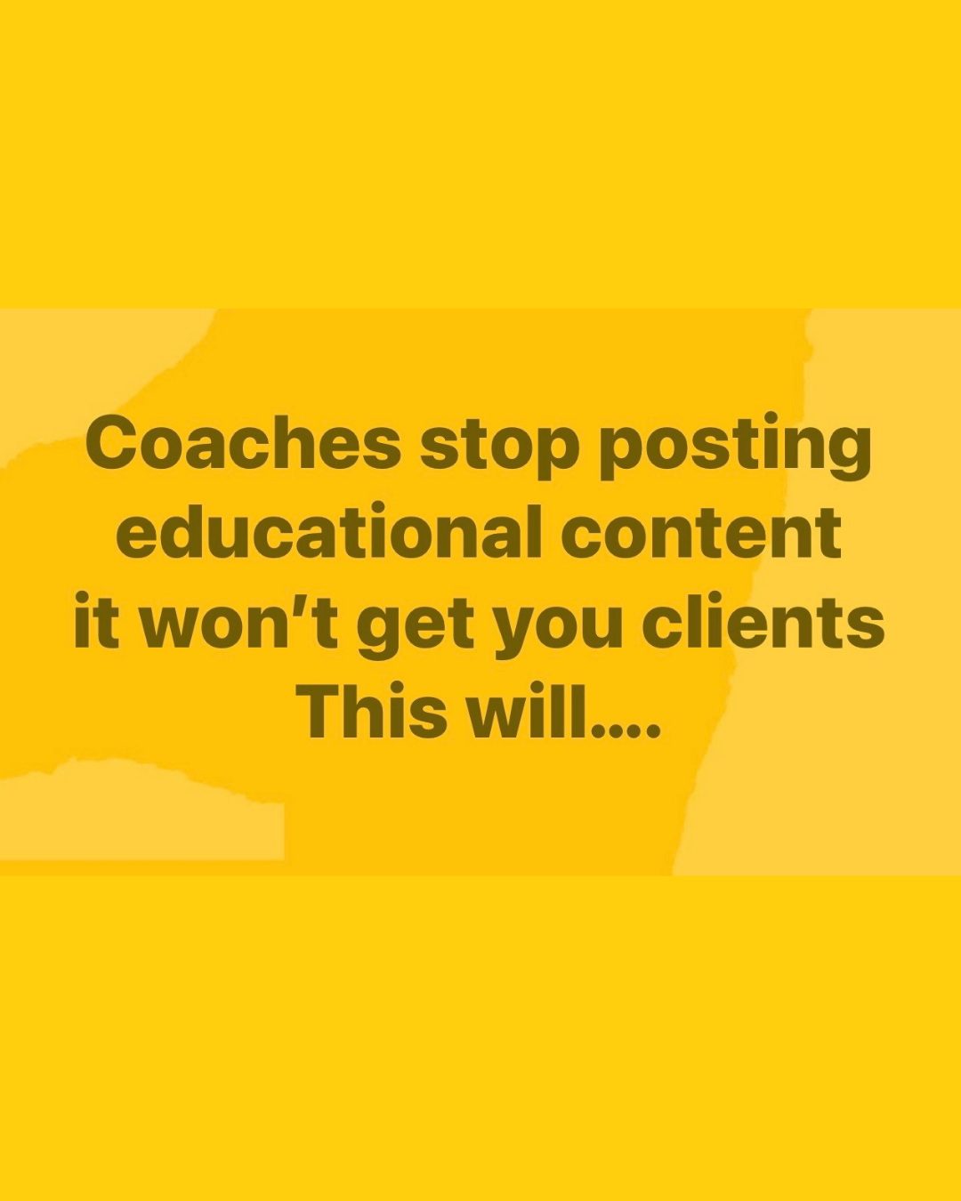 Hayley Marketing Facebook ad: Sign clients from the followers you already have.