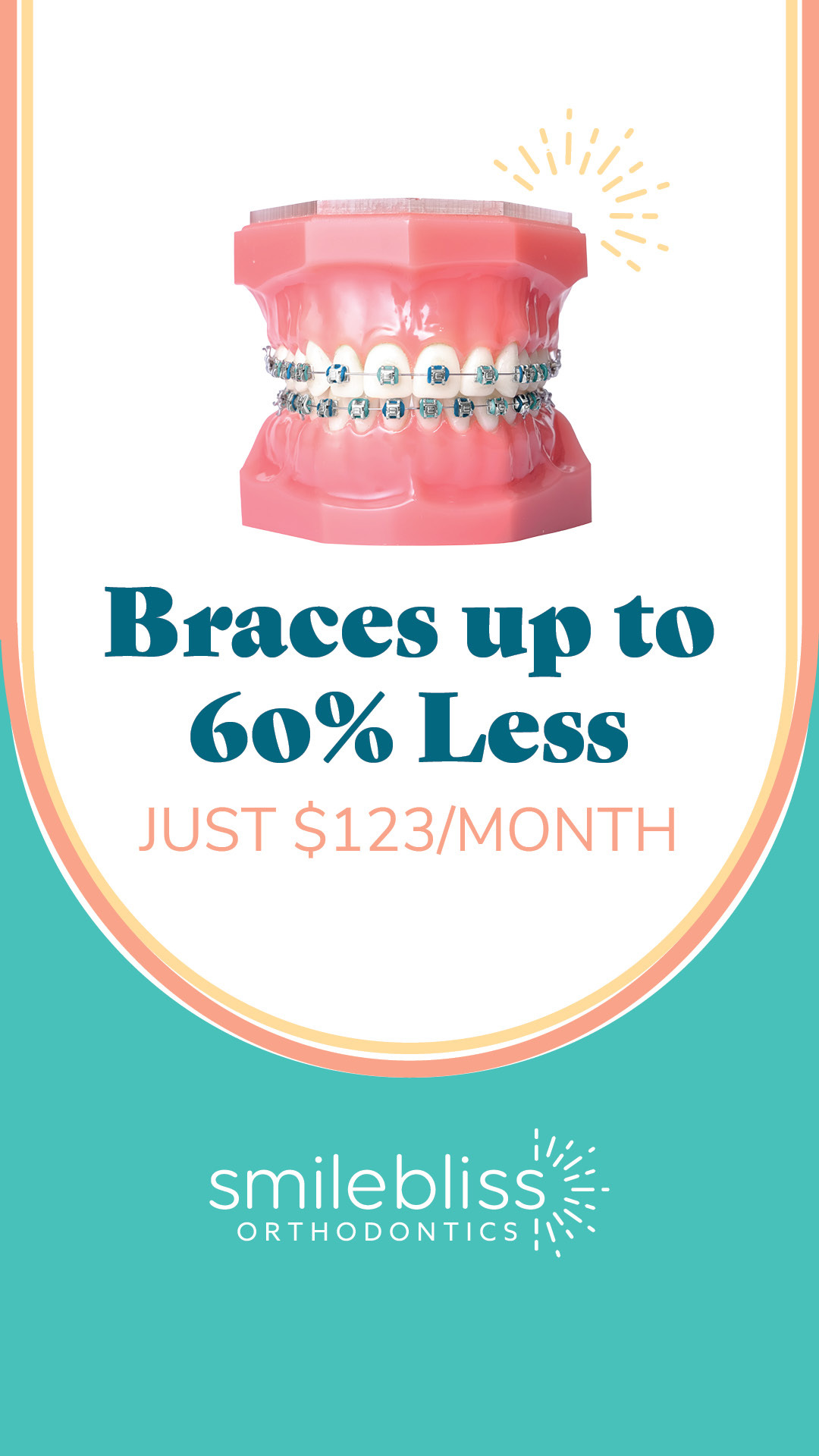 Smilebliss Orthodontics Facebook ad