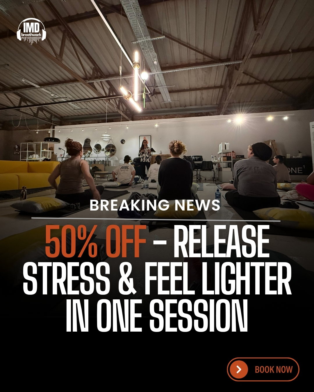 IMD Breathwork Facebook ad
