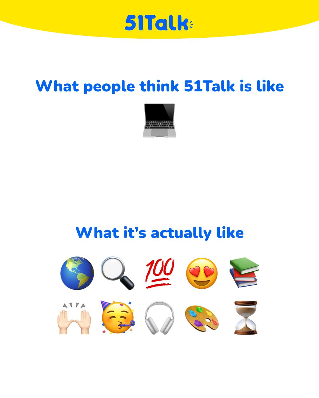 51Talk 马来西亚 Facebook ad: 1-on-1 Online English Lessons with Foreign Teachers