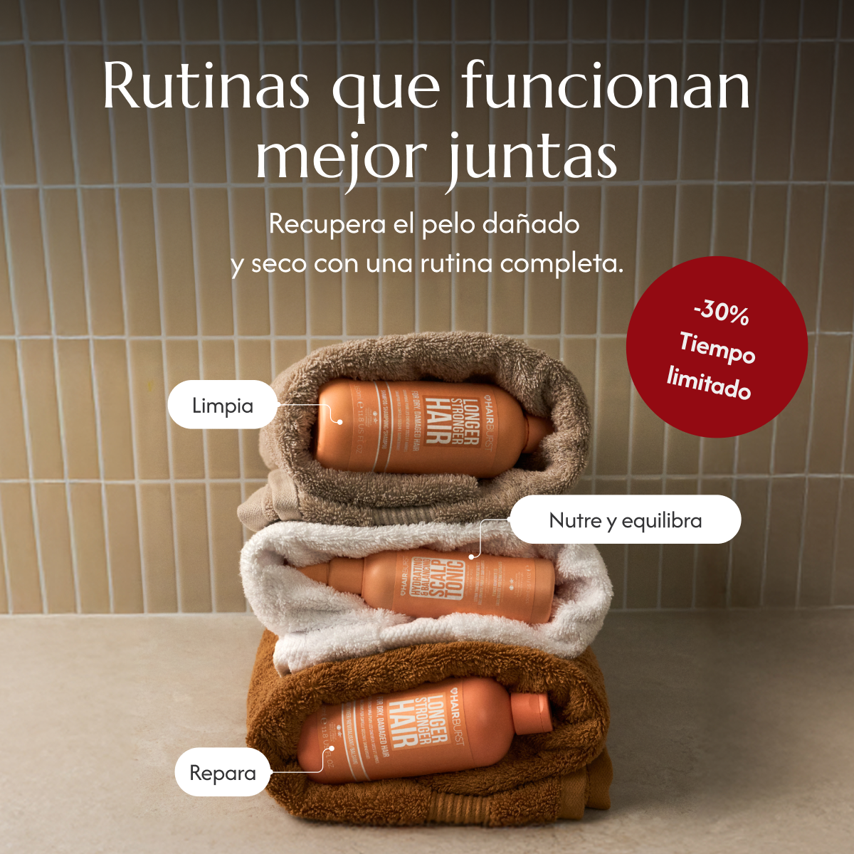 Hairburst España Facebook ad