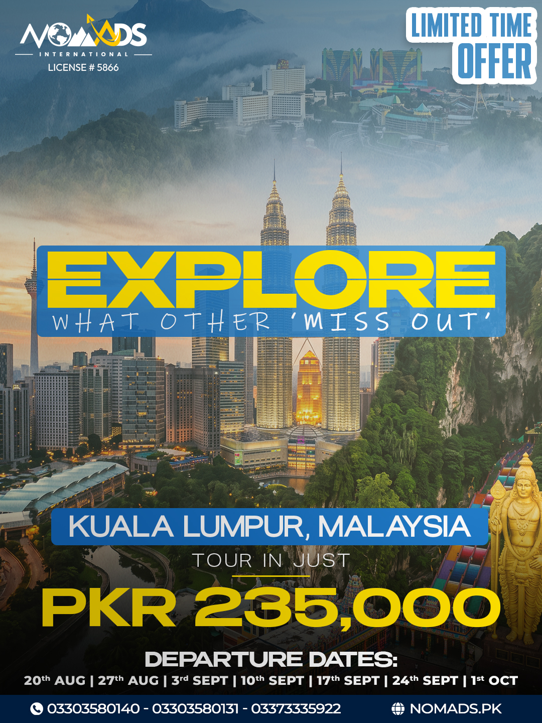 Nomads International Facebook ad: Explore what others miss out on!