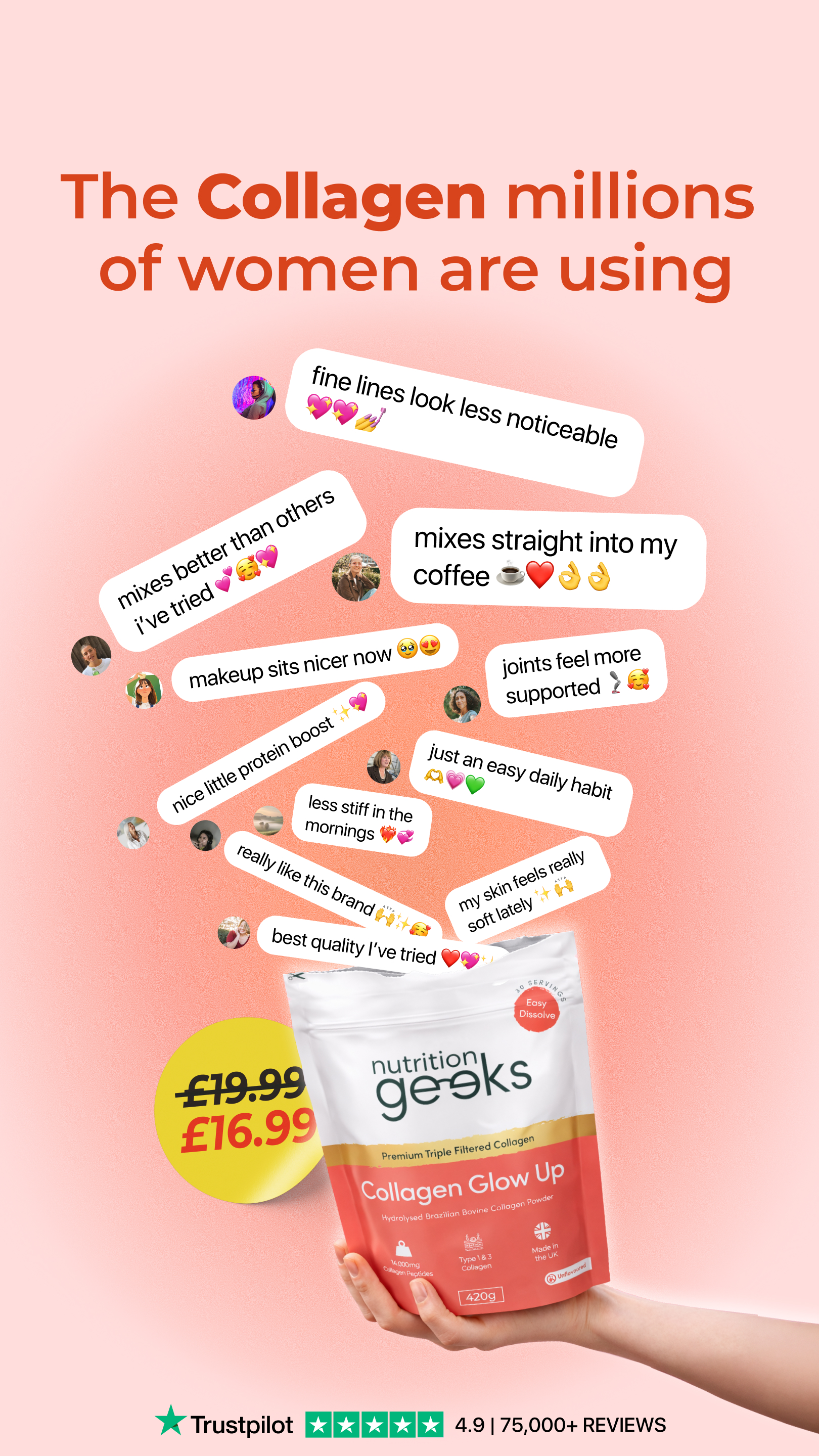 Nutrition Geeks Facebook ad