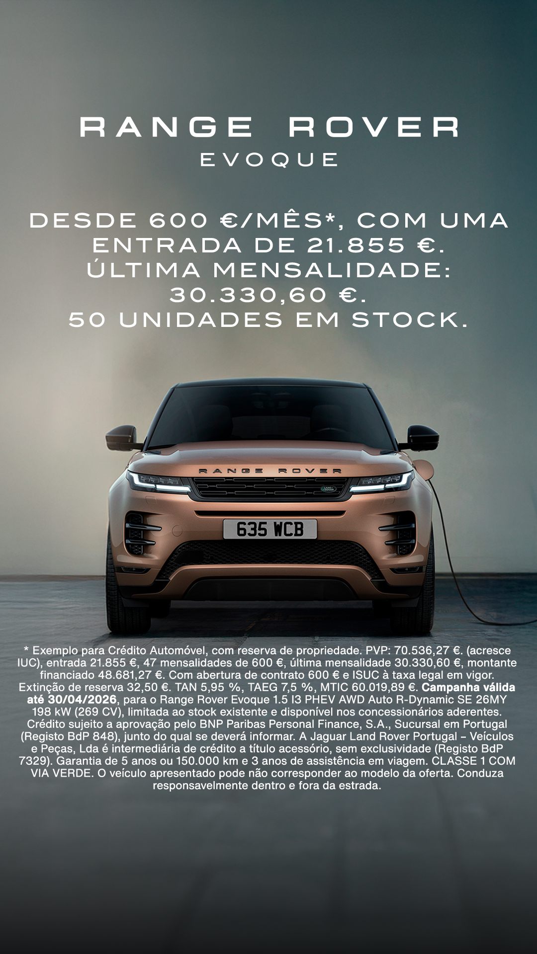 Range Rover Facebook ad