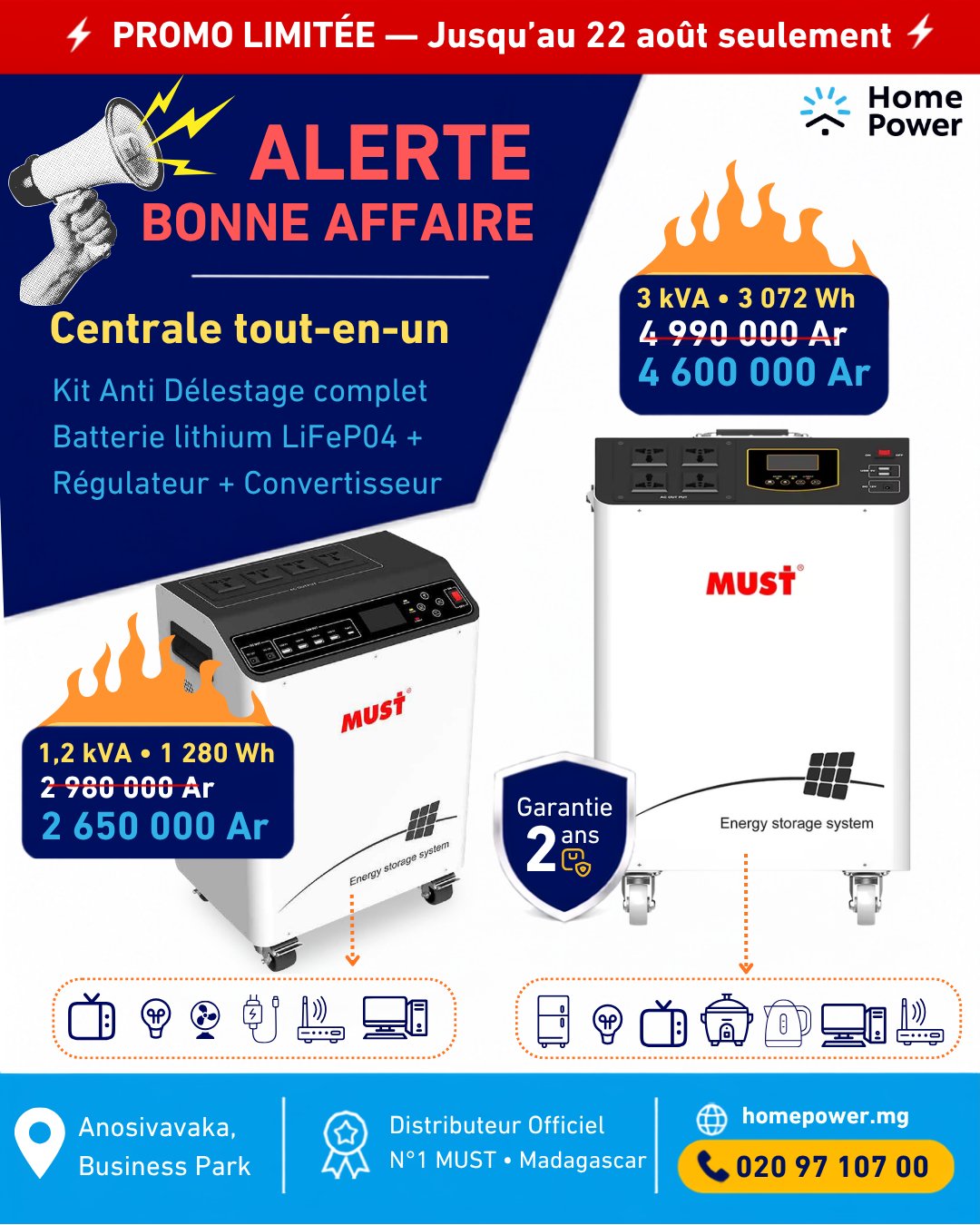 Home Power Madagascar Facebook ad