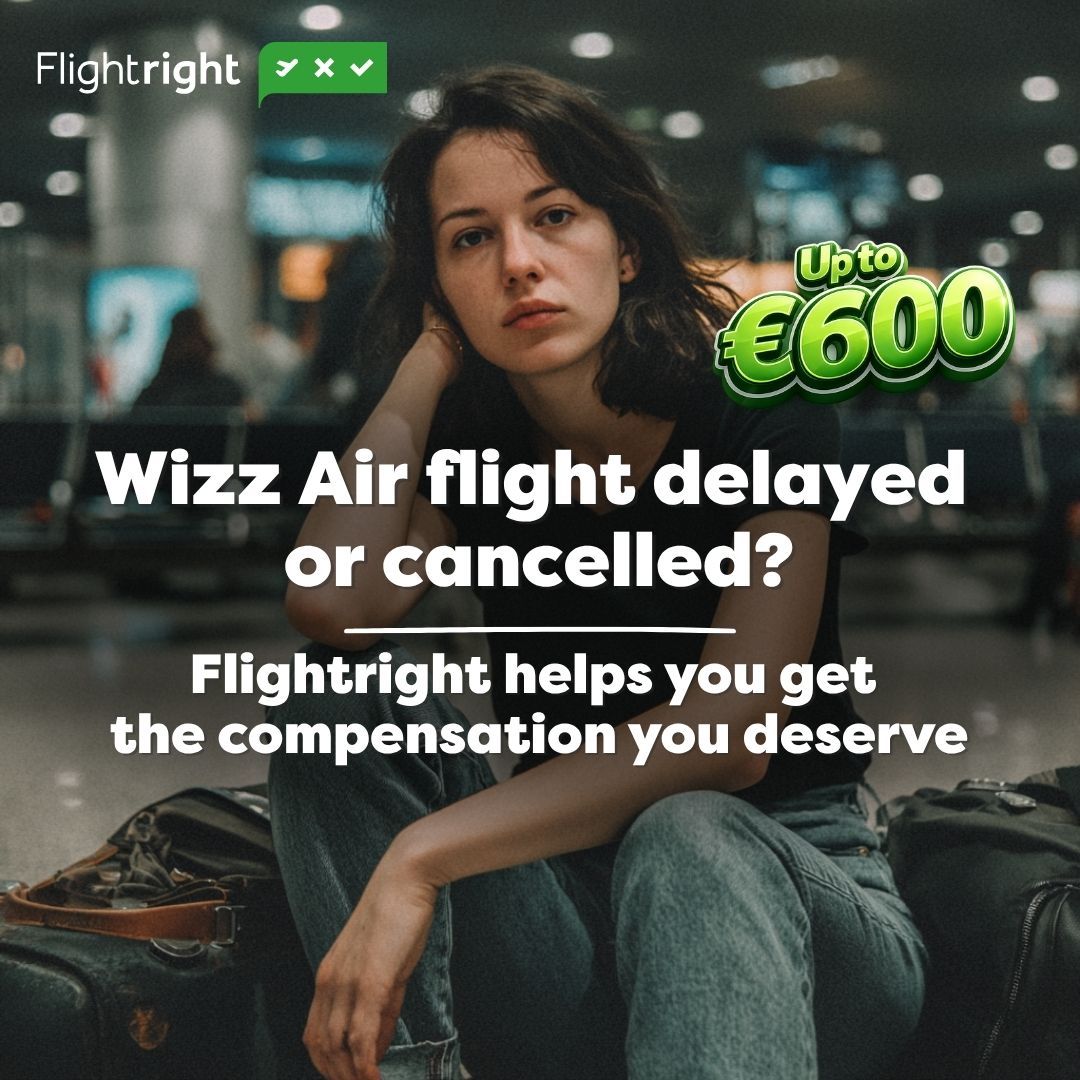 Flightright Facebook ad