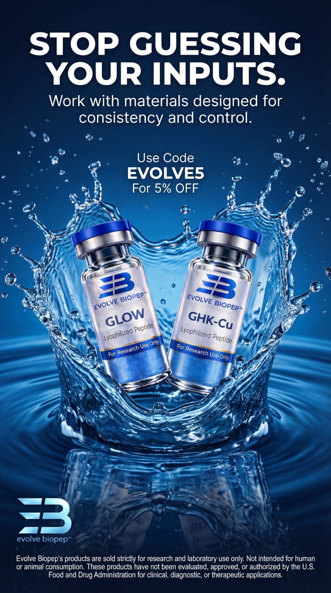 Evolve BioPep Facebook ad