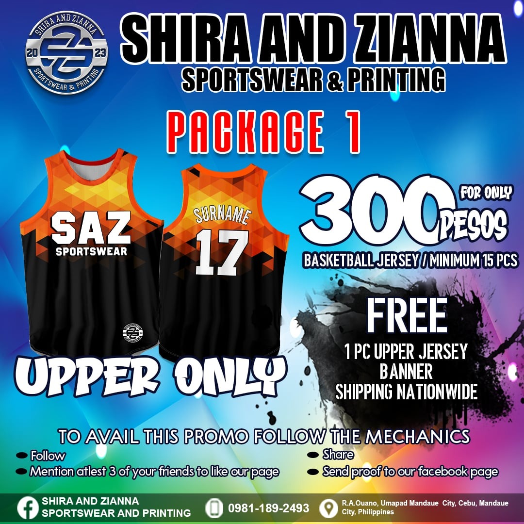 Shira and Zaffron Printing Services Facebook ad: Looking for Quality made Full Sublimation Uniforms/Jerseys?