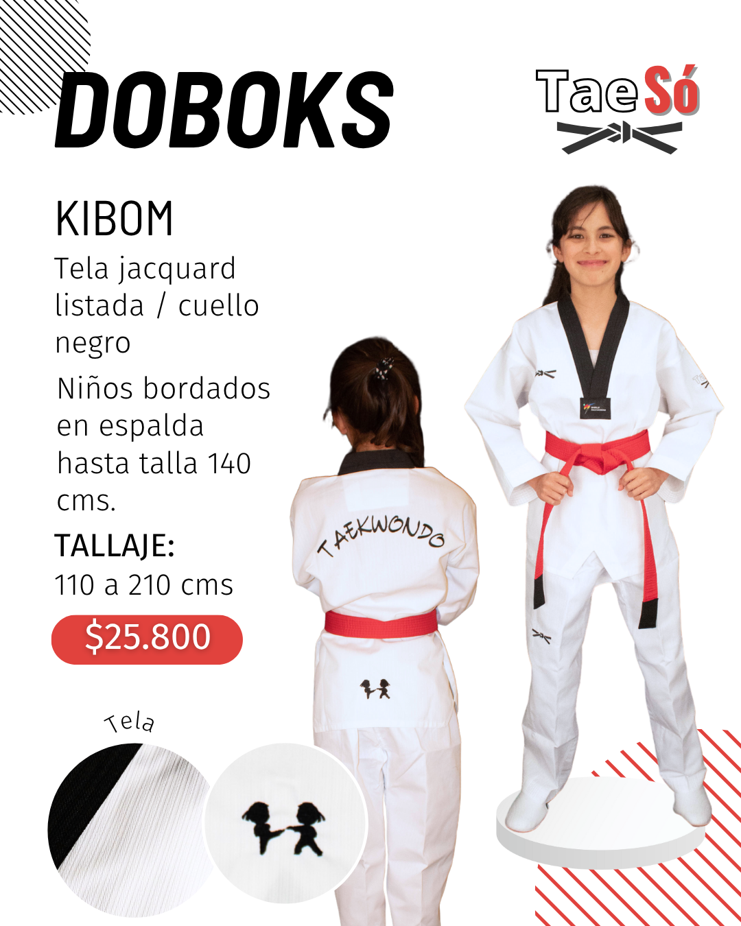 Tae Só Facebook ad: Taekwondo | Uniformes, Protecciones e Implementación