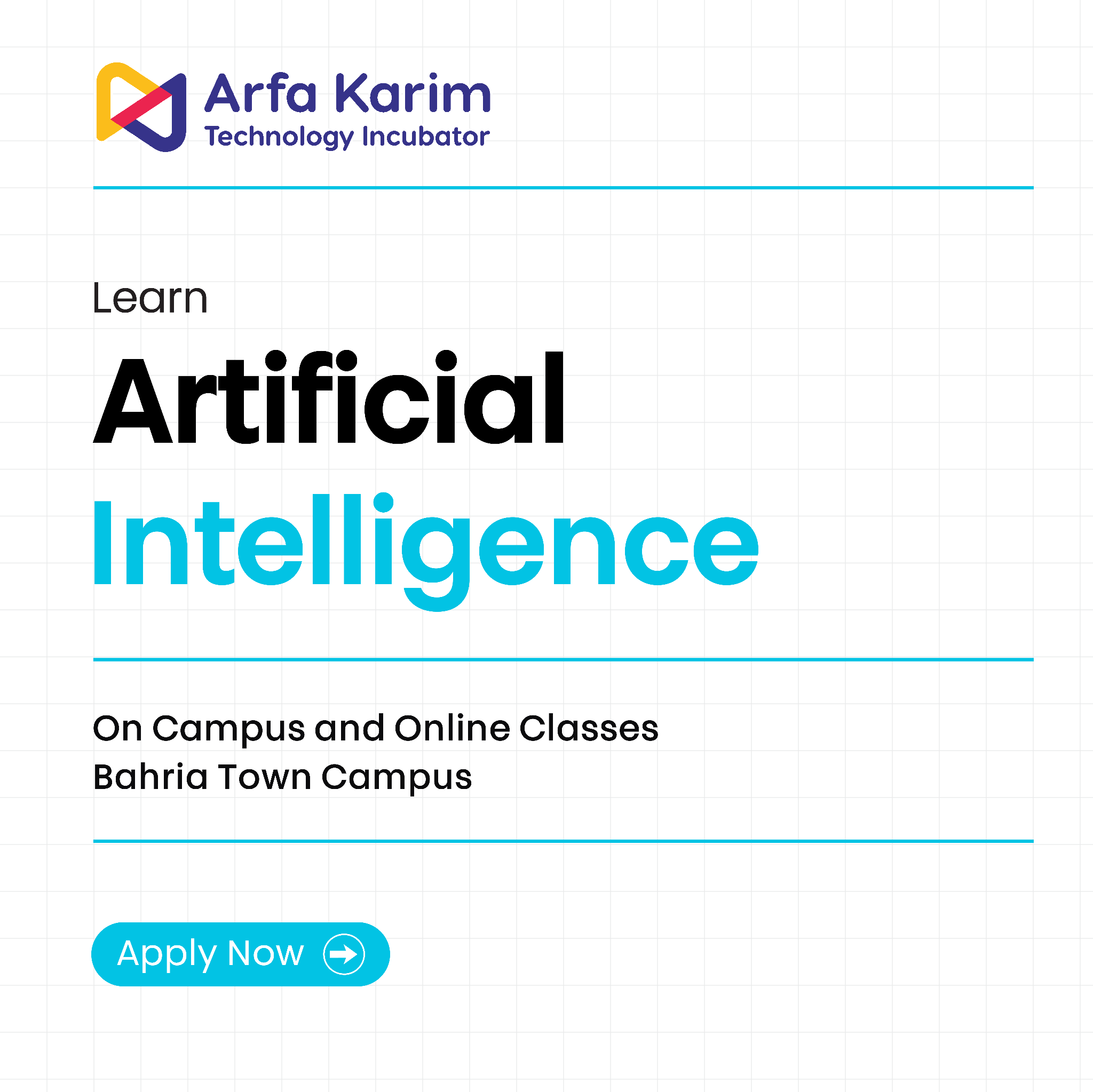 Arfa Karim Technology Incubator Facebook ad