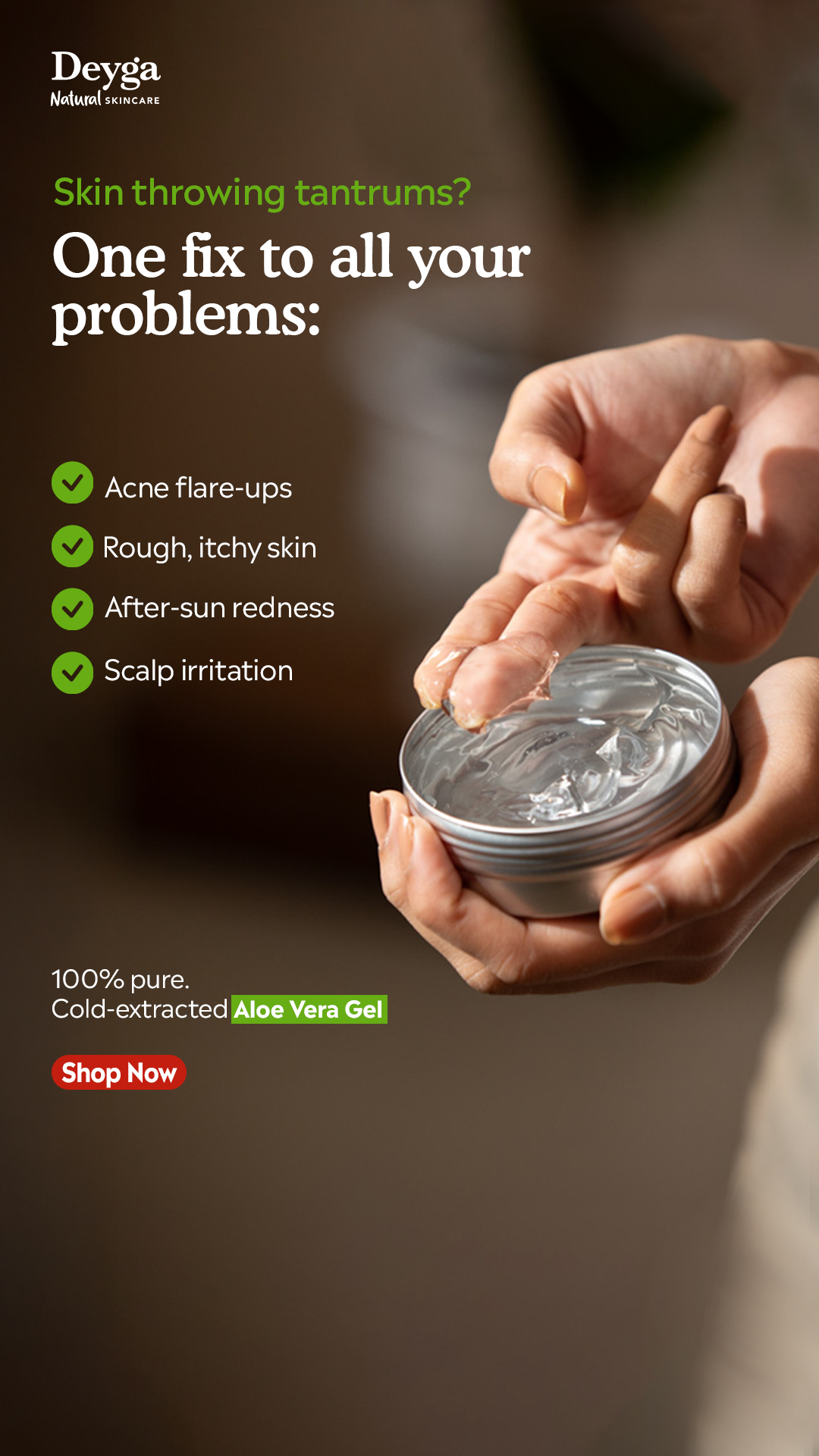 Deyga Organics Facebook ad