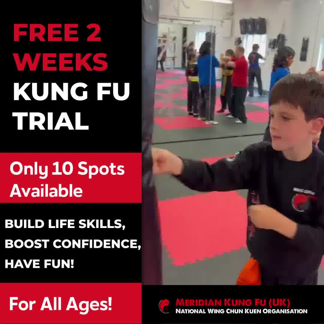 Meridian Kung Fu - South Ockendon Facebook ad: ONLY 10 Spots Available!