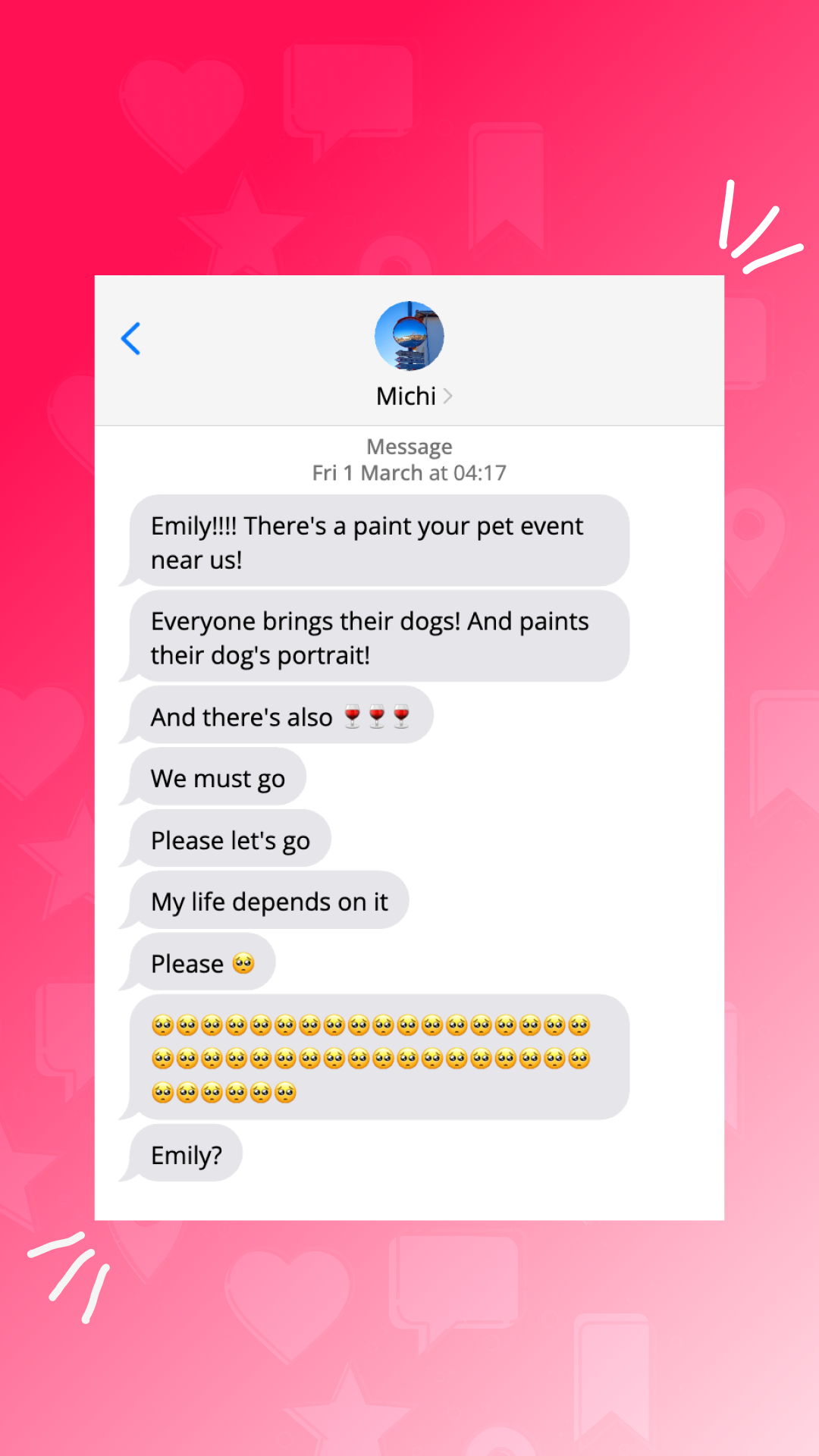 Meetup Facebook ad