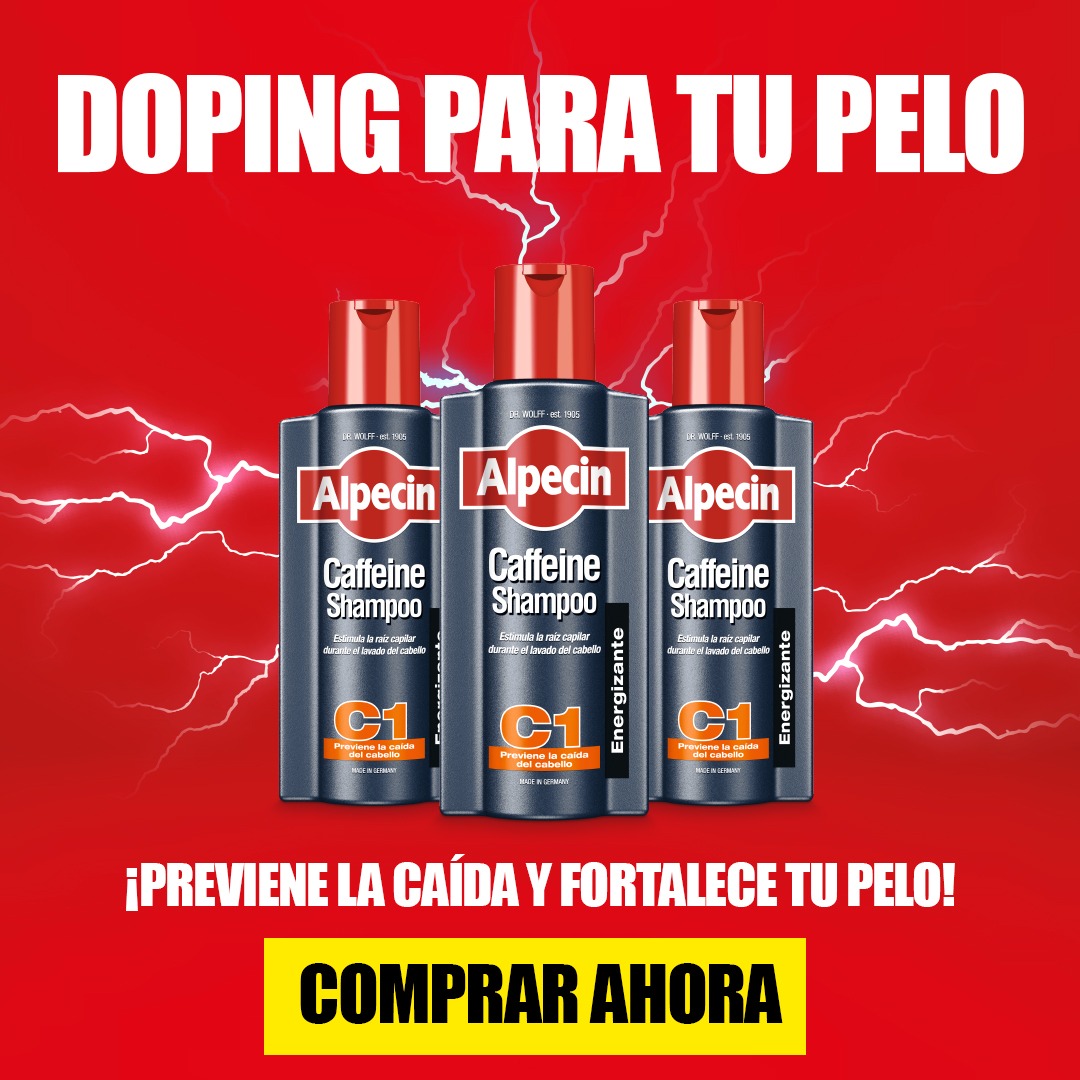 Alpecin Facebook ad: Frena la caída del cabello