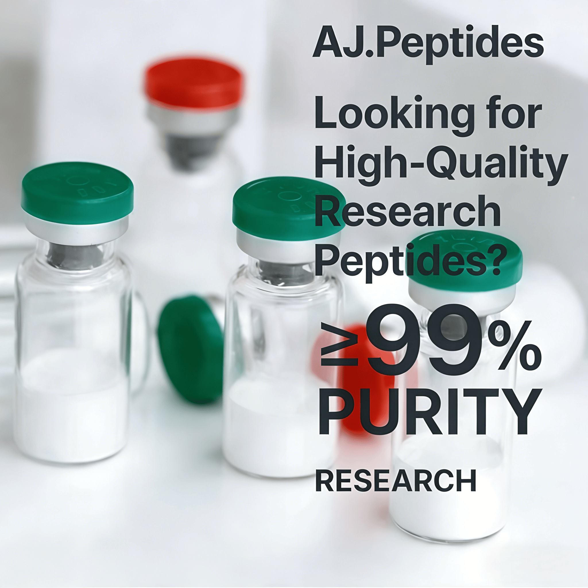 AJ.Peptides Facebook ad: AJ.Peptides | Trusted by 1500+ Researchers