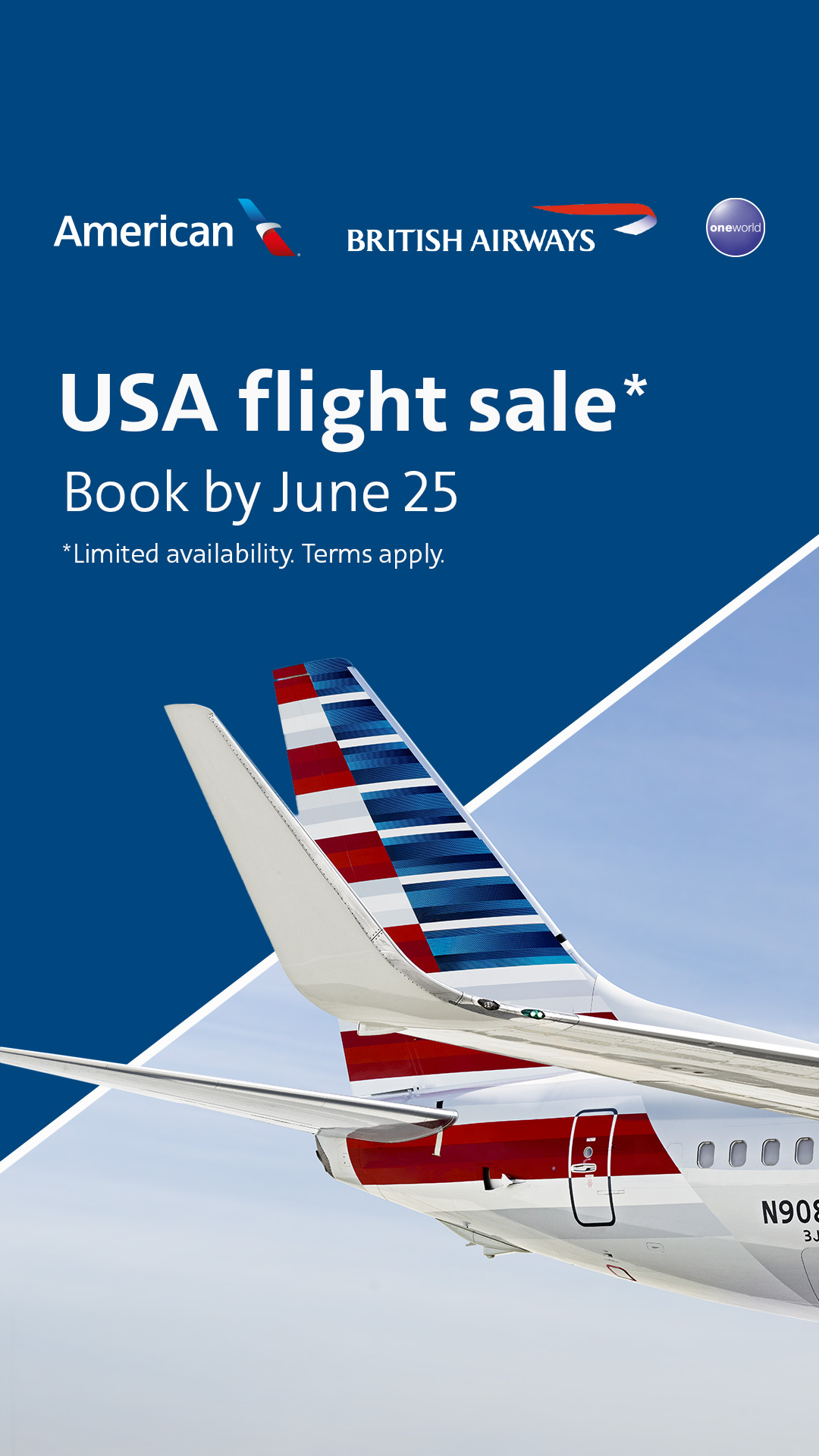 American Airlines Facebook ad