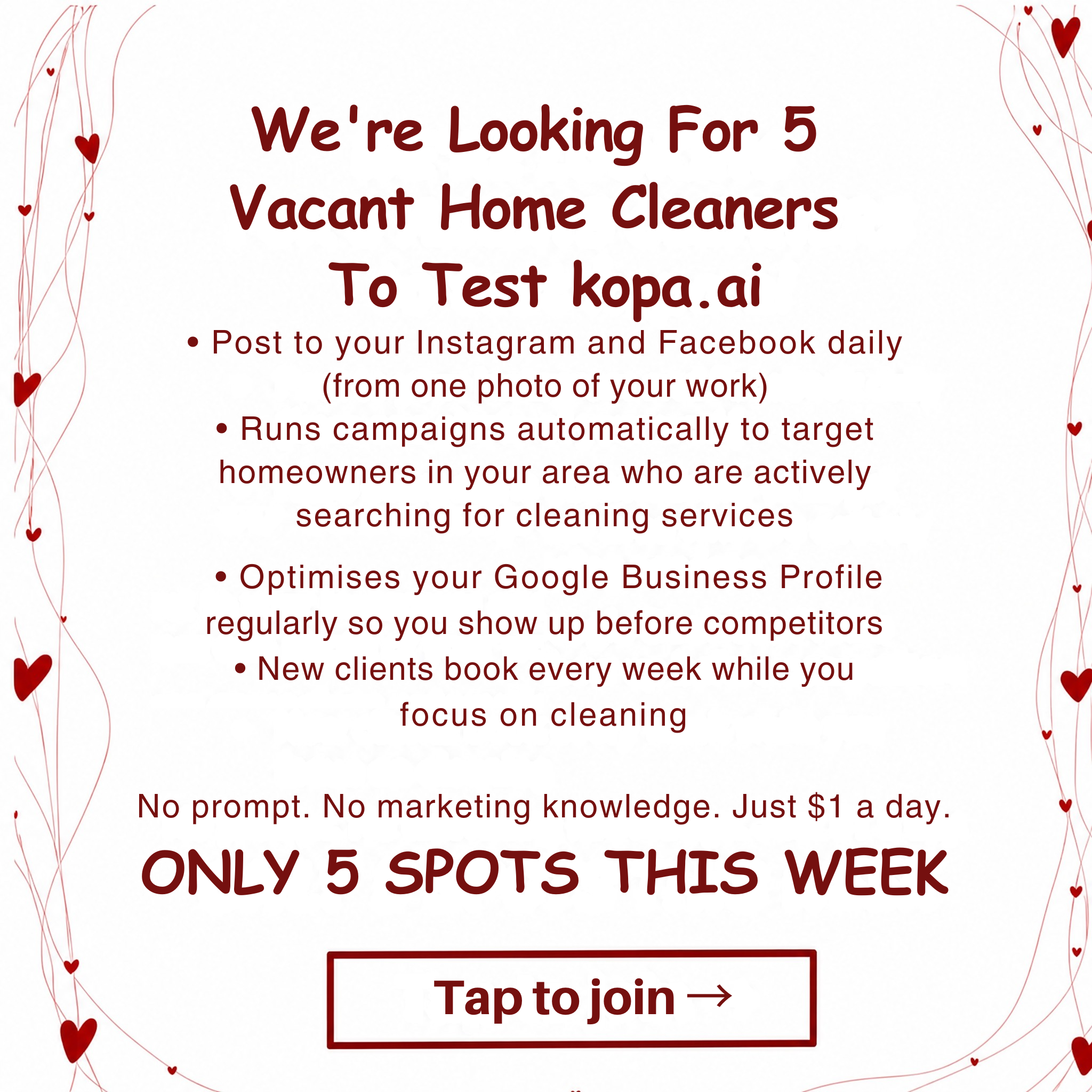 Michael Smith Facebook ad