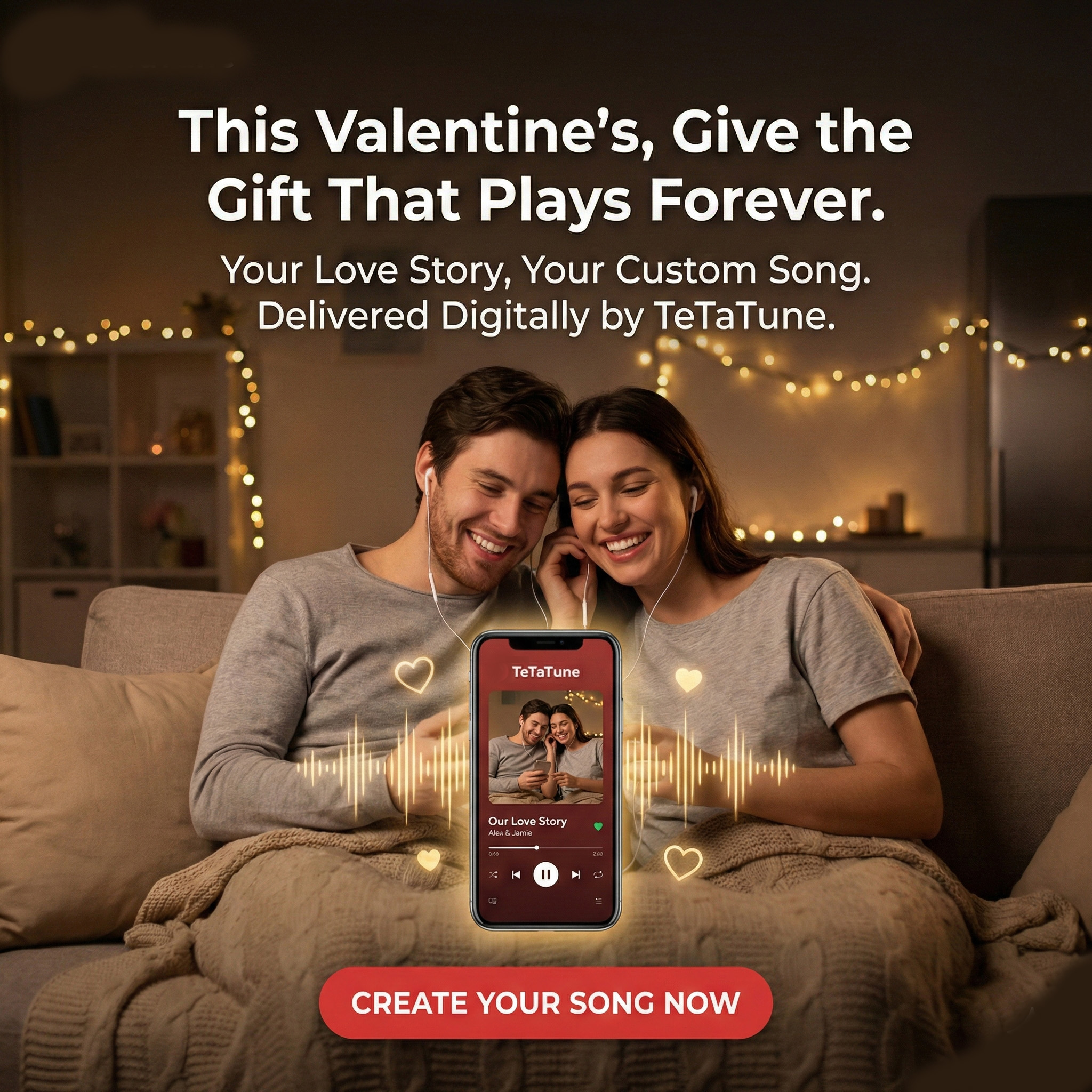 Tetatune - Customized Songs Facebook ad