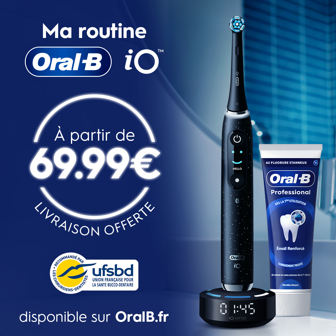 Oral-B Facebook ad: Oral-B iO: brosses à dents électriques | Oral-B FR