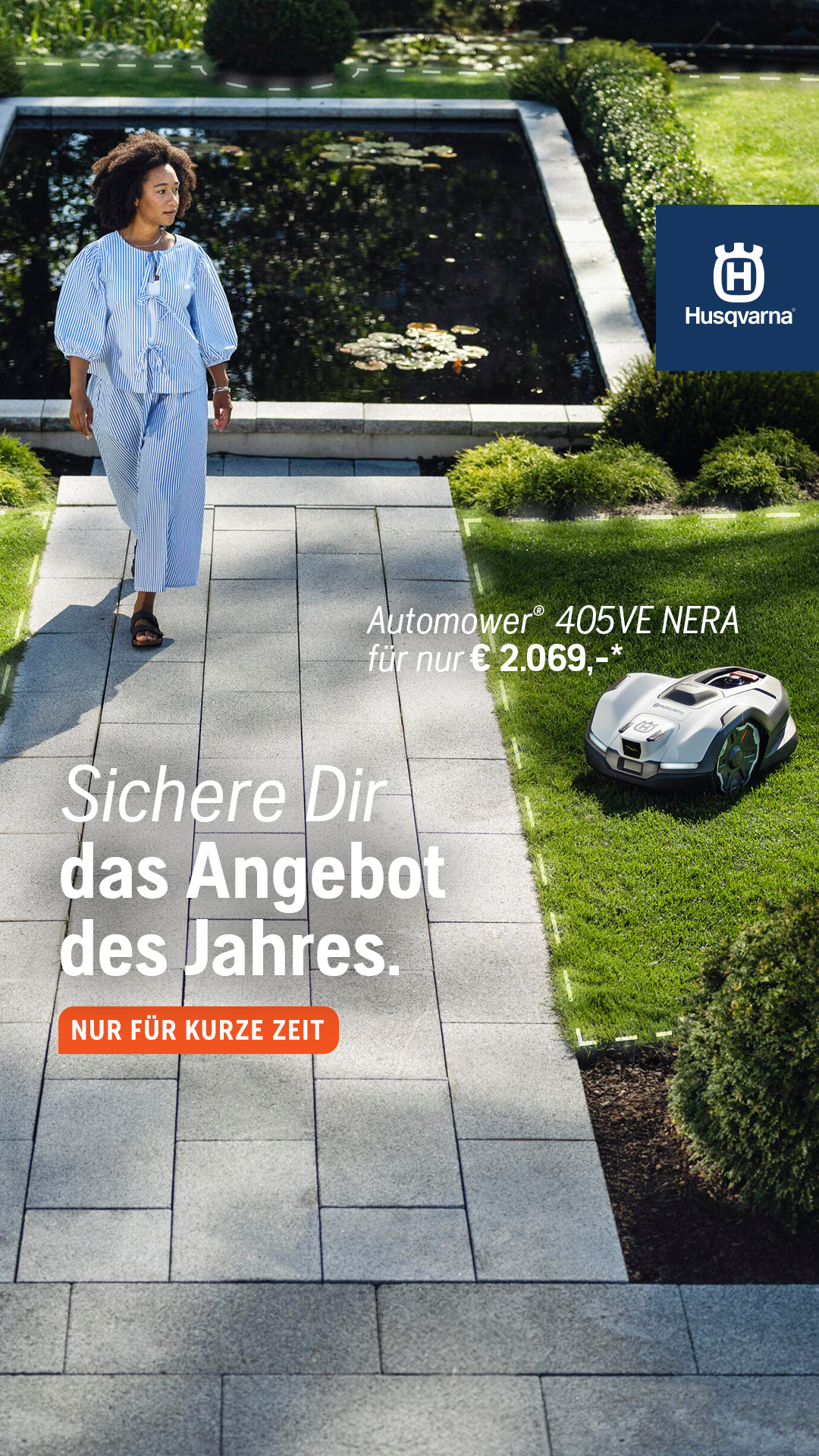 Husqvarna Facebook ad: Mega Angebote