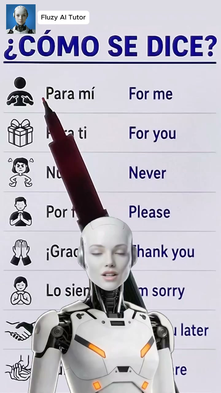 Fluzy: English Conversation AI Facebook ad: Fluzy: Learn Language with AI