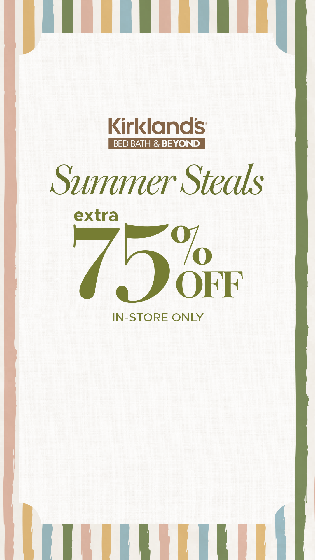 Kirkland's Home Facebook ad
