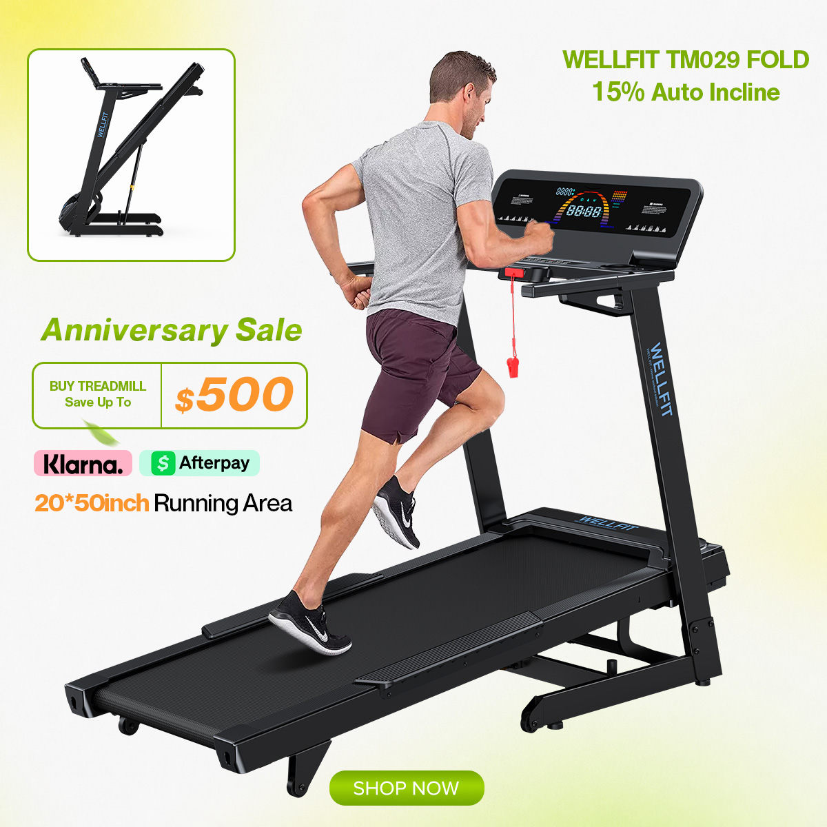 Wellfit treadmill Facebook ad