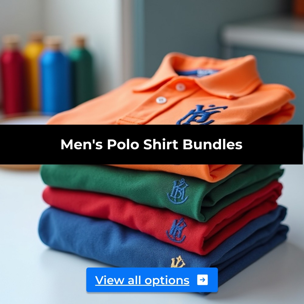 FAQInsider Here Facebook ad: Men's Polo Shirt Bundles -