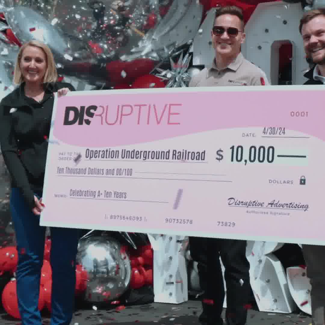 Disruptive Advertising Facebook ad: A Partnership Built to Last