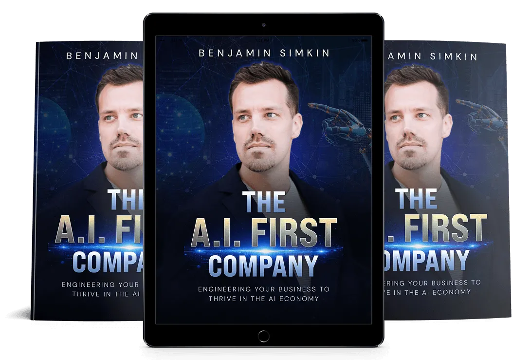 Ben Simkin Facebook ad: The AI First Company