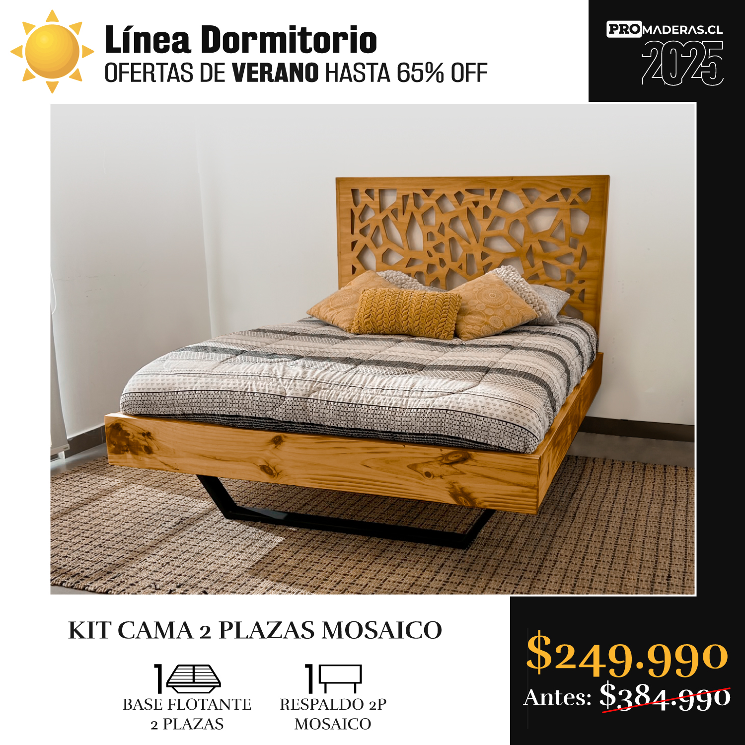 Promaderas Chile Facebook ad: ¡Llegó el verano con OFERTAS IMPERDIBLES en nuestras…