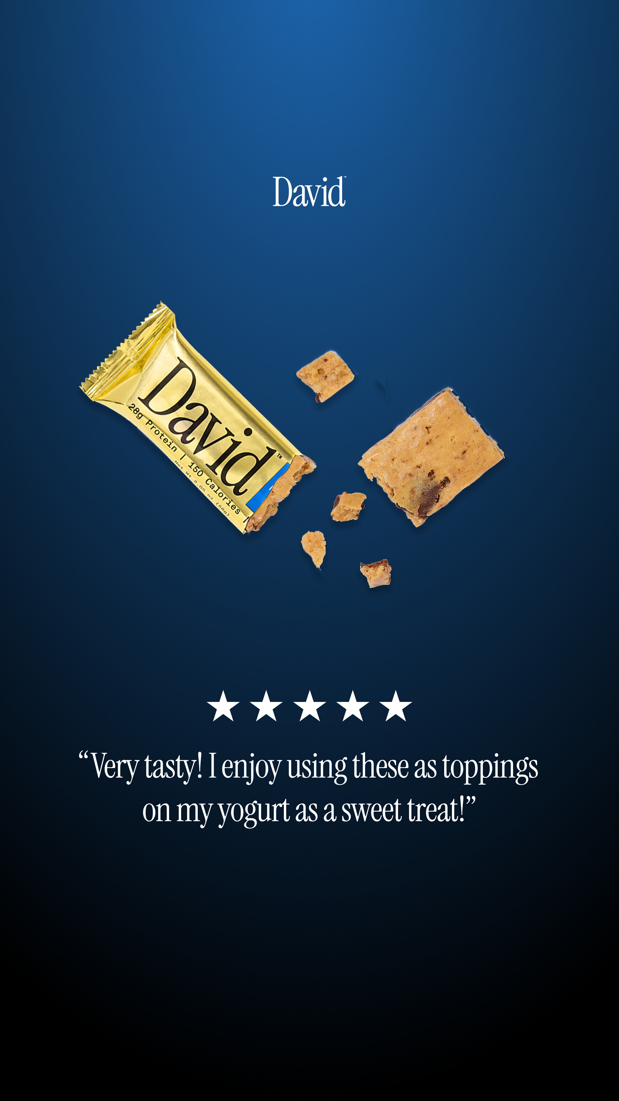 David Protein Facebook ad