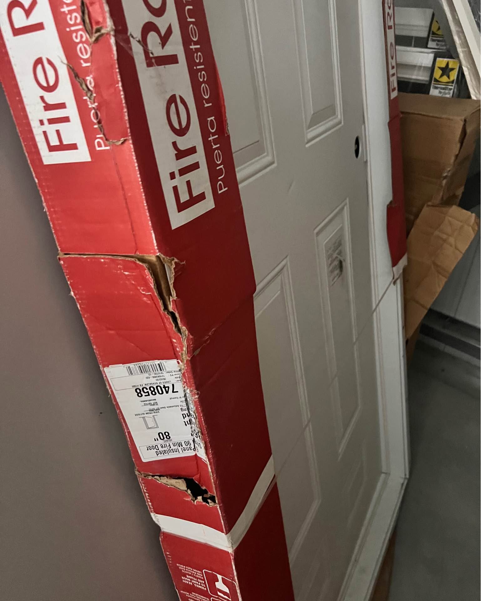 Derek McCabe Facebook ad: NEW 36 x 80 Fire-Rated Steel Entry Door, 90 Minute Rated