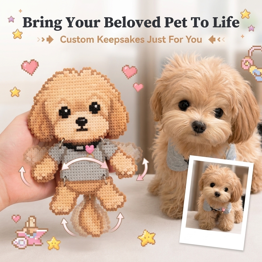 Soufeel Online Facebook ad: Your Furry Bestie, Now a Keychain!