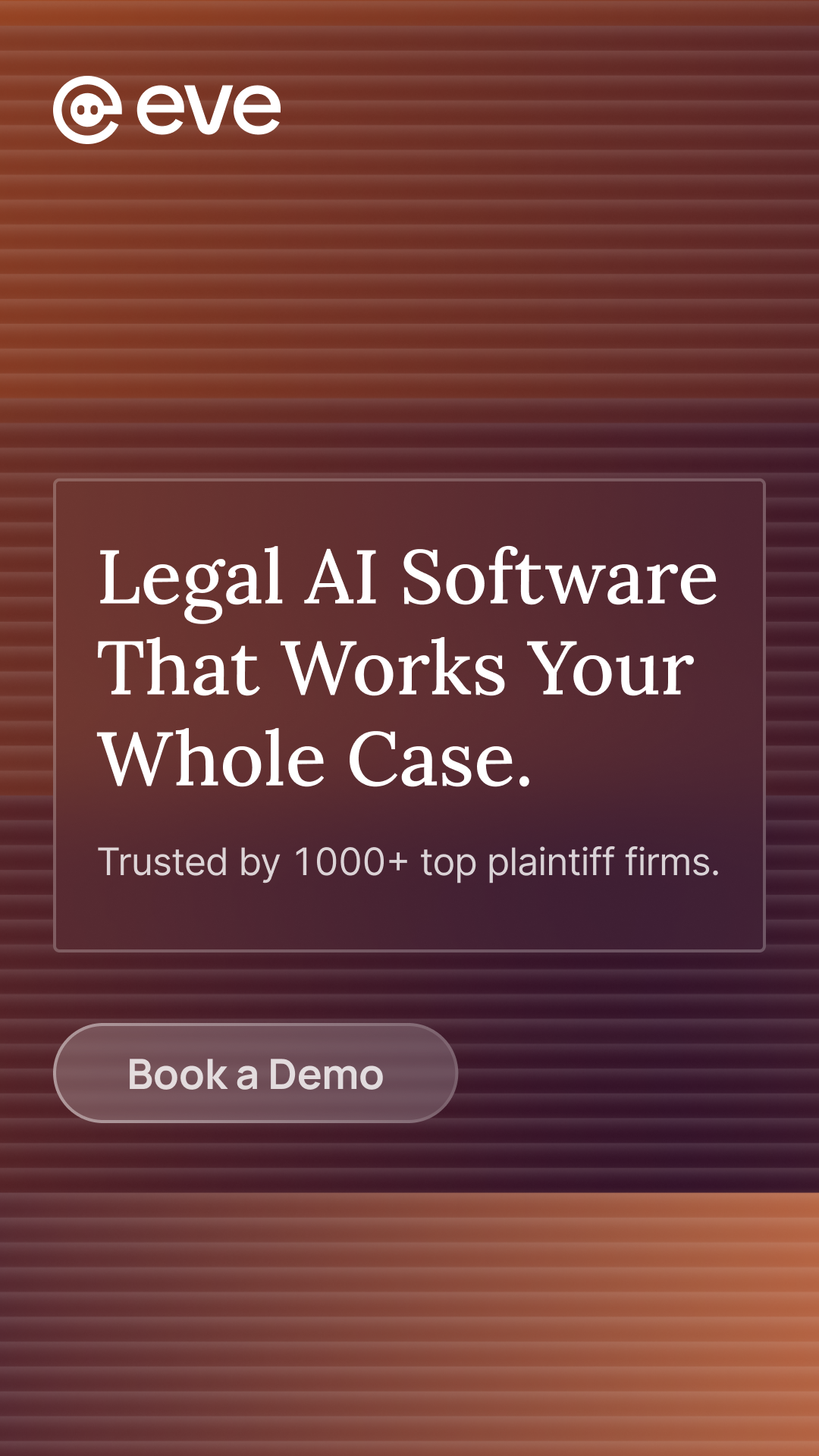 Eve Legal Facebook ad