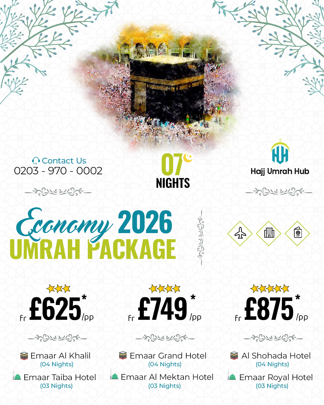 Hajj Umrah Hub Facebook ad