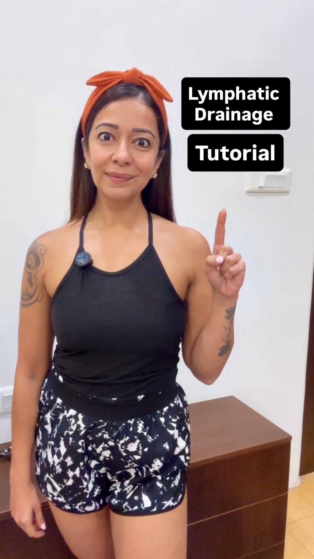 Priya Khandelwal Facebook ad: Easy to follow lymphatic drainage massage 