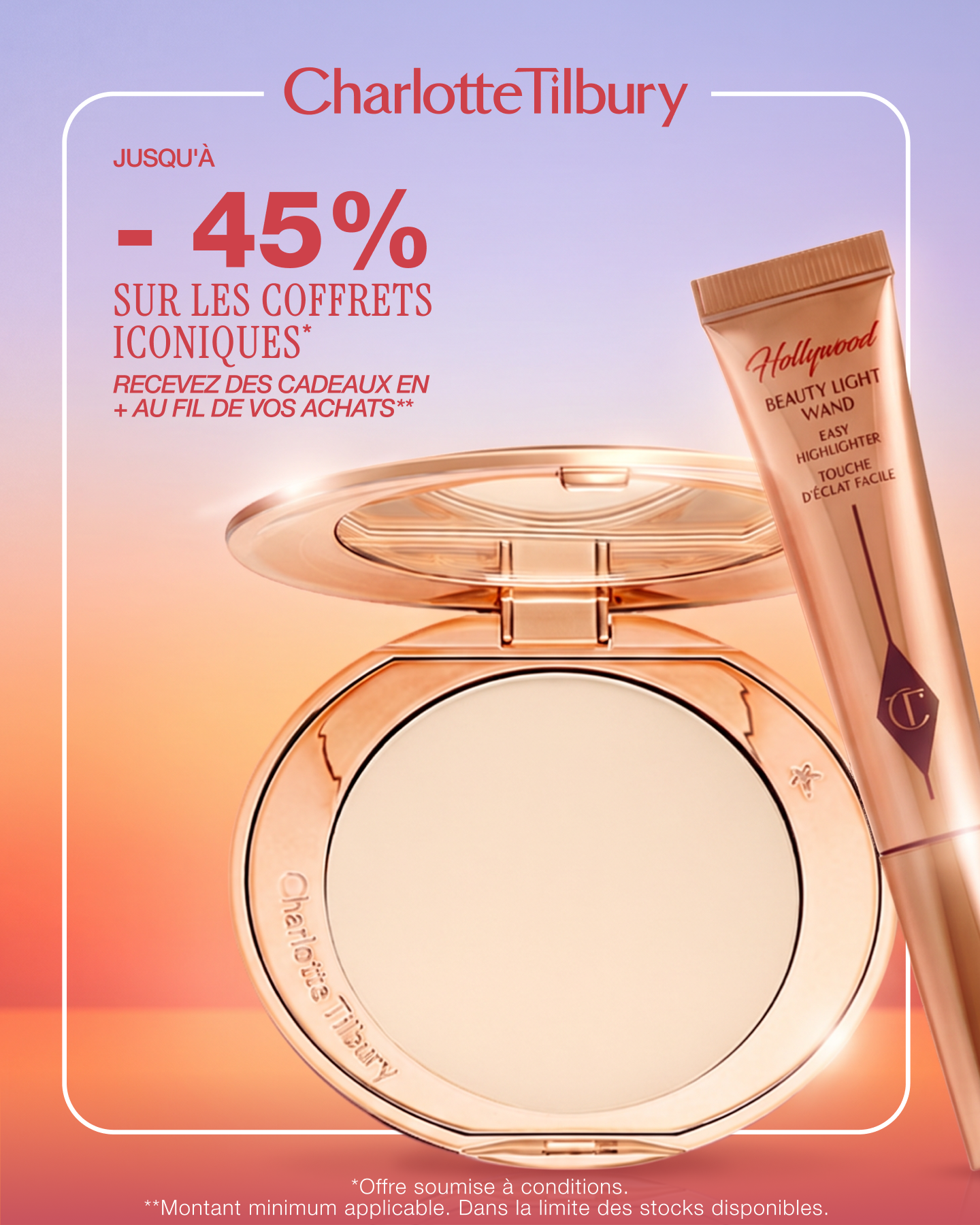 Charlotte Tilbury Facebook ad