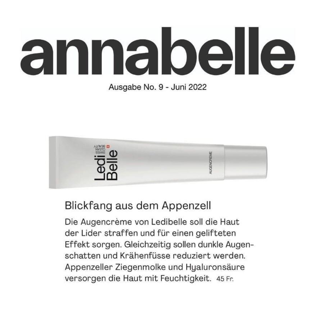 LediBelle Facebook ad: 360°AUGENCREME
