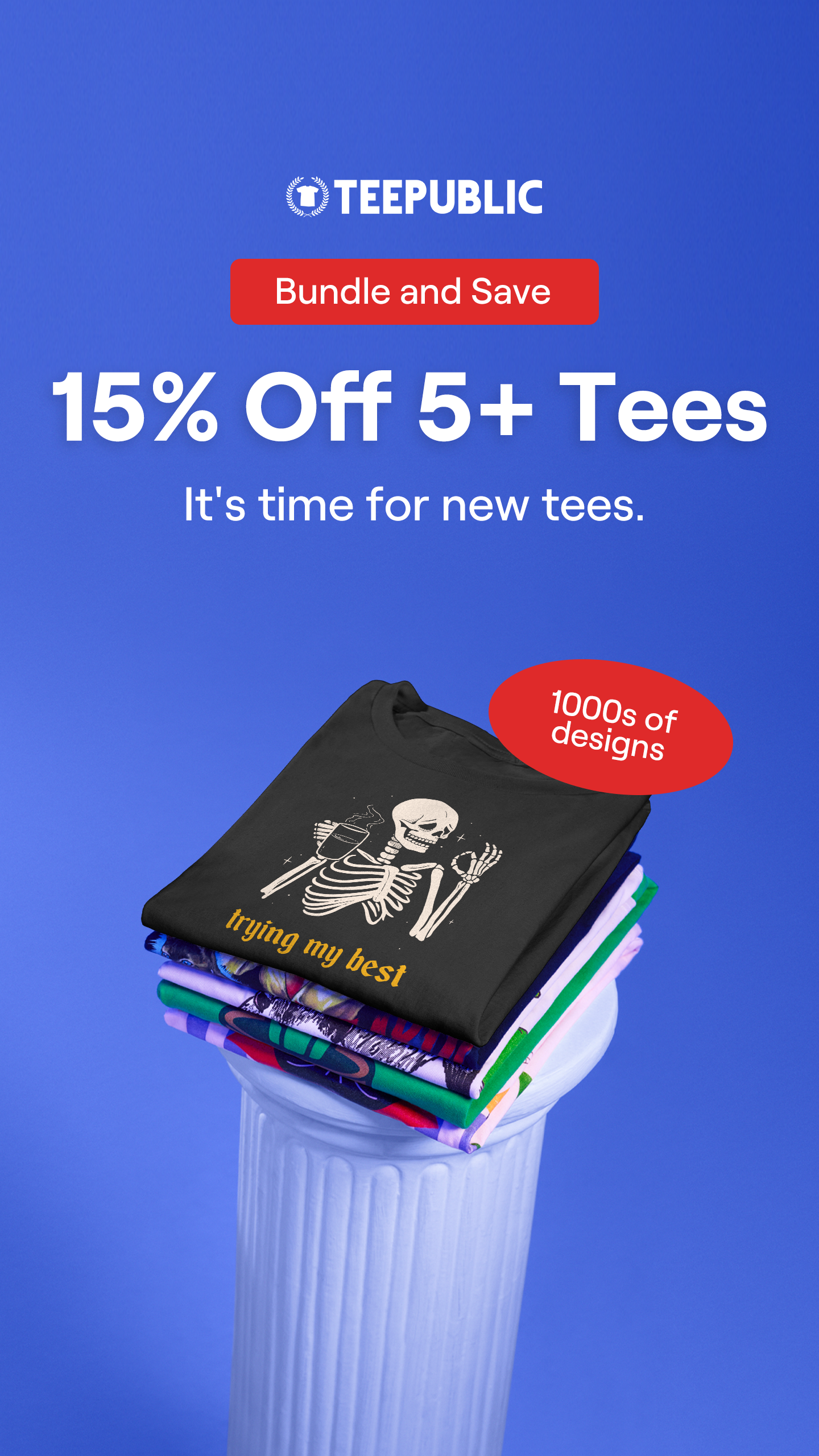 TeePublic.com Facebook ad