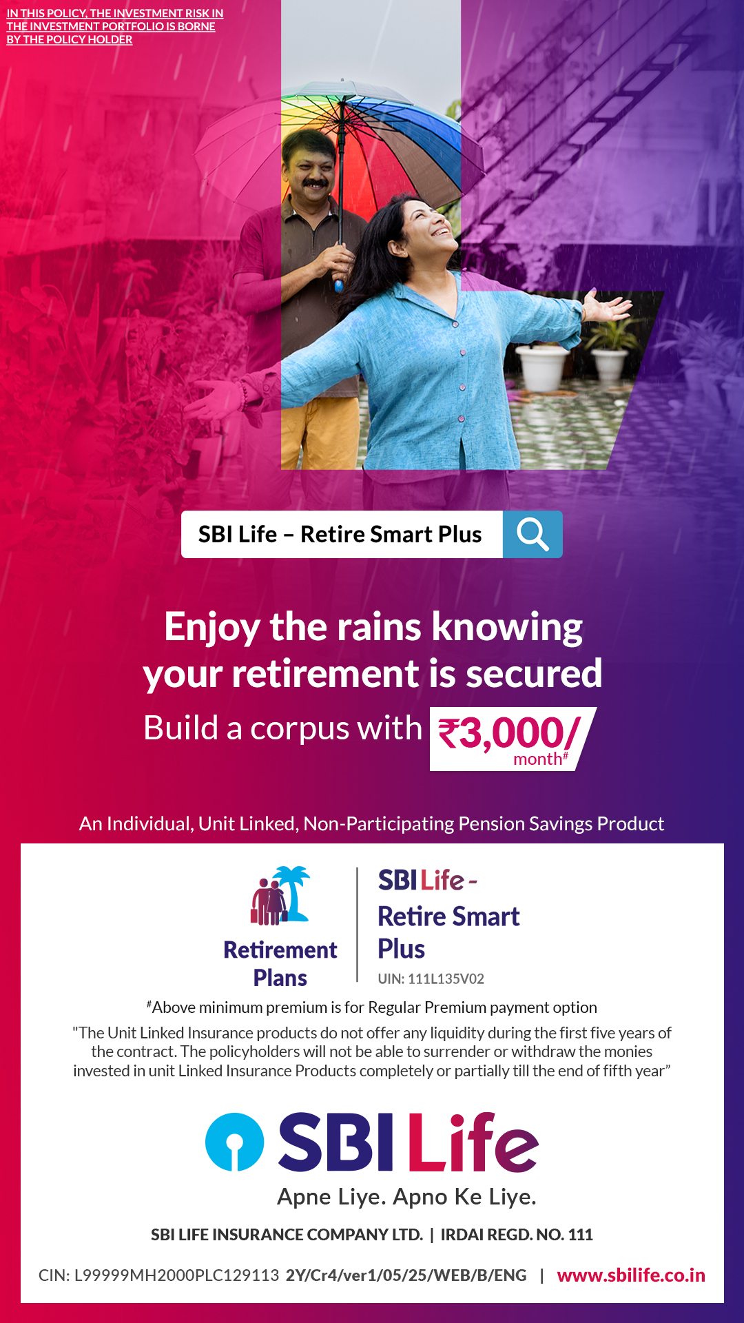 SBI Life Insurance Facebook ad