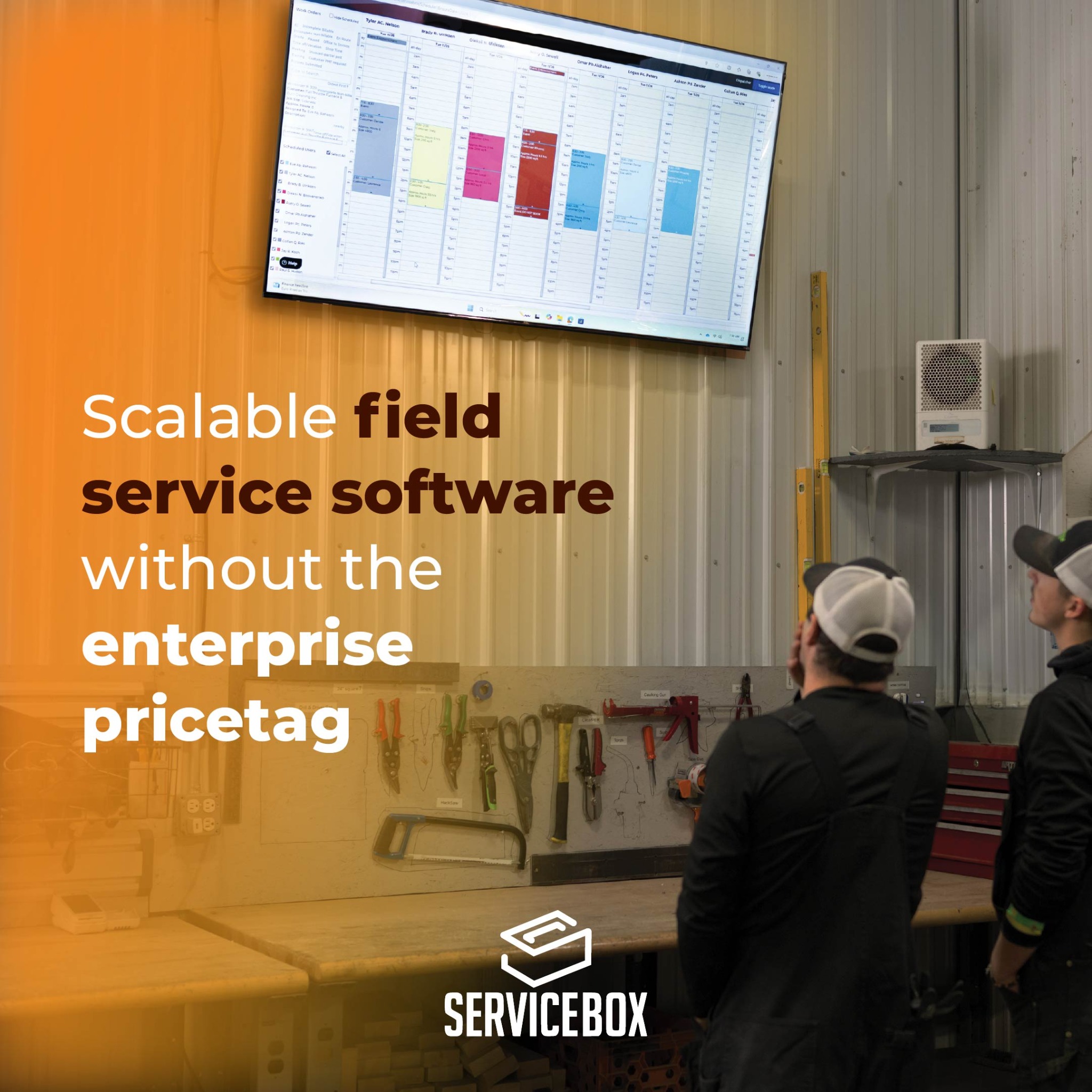 ServiceBox Facebook ad