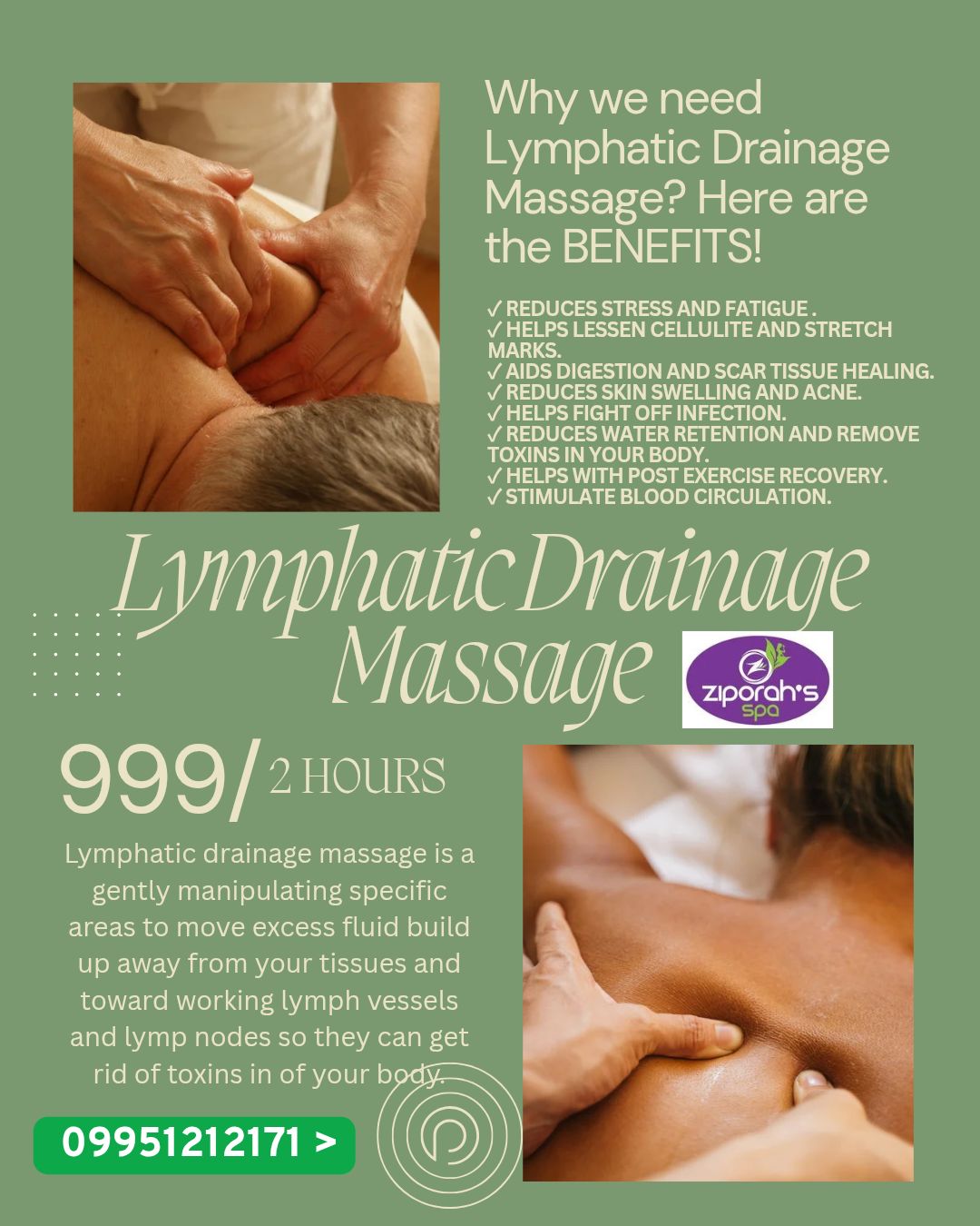 Ziporah HomeSpa Facebook ad