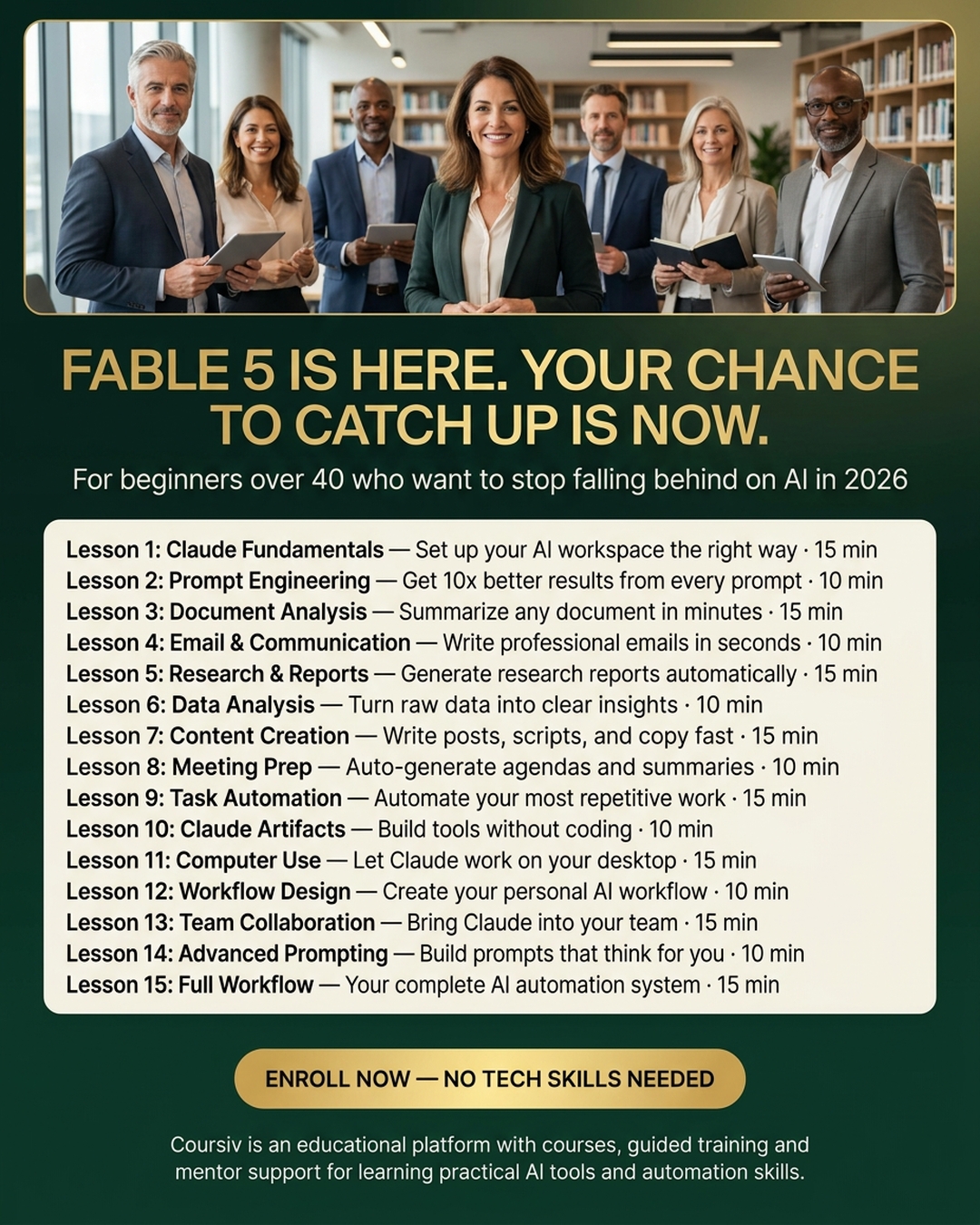 Coursiv Facebook ad