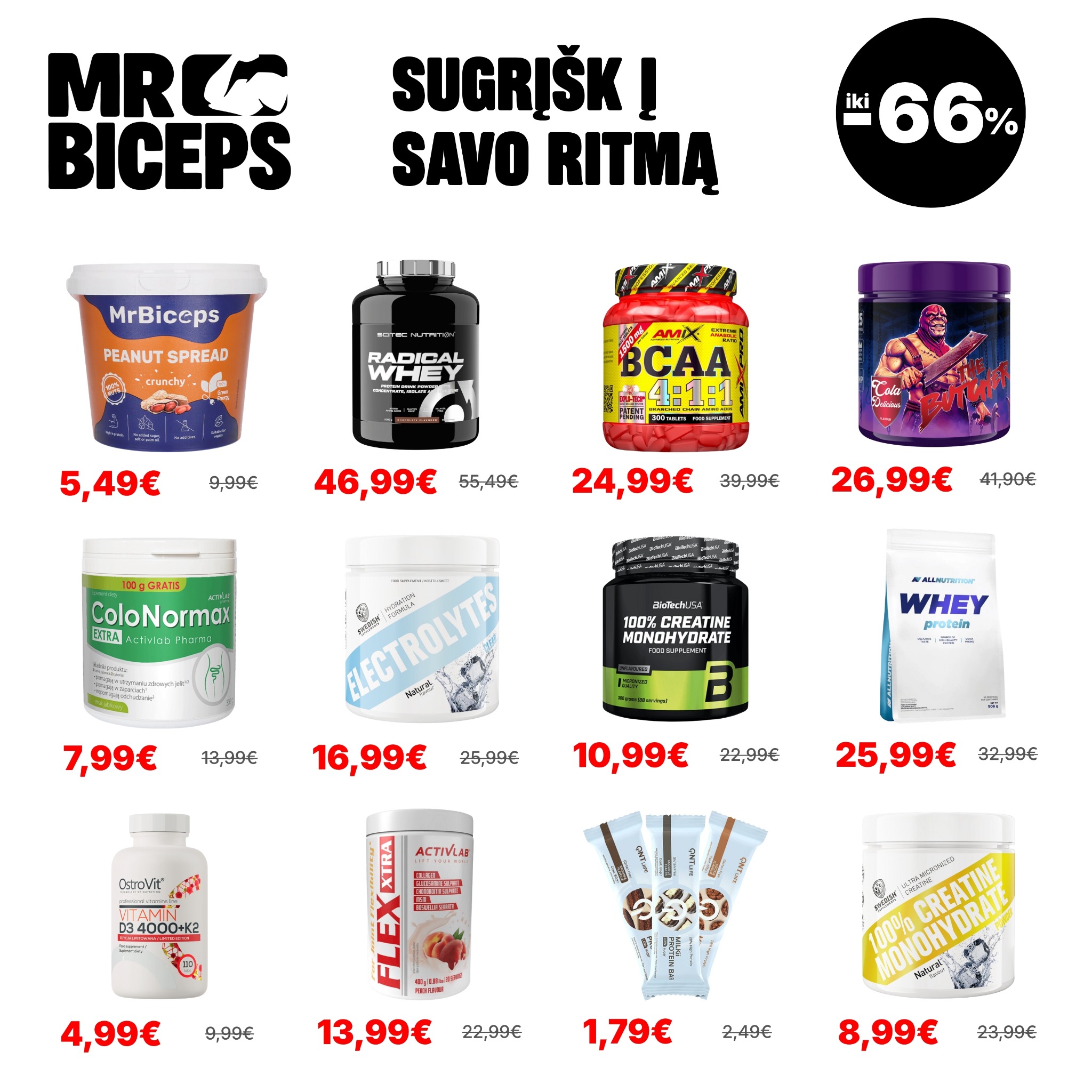 MrBiceps - Maisto Papildai Facebook ad