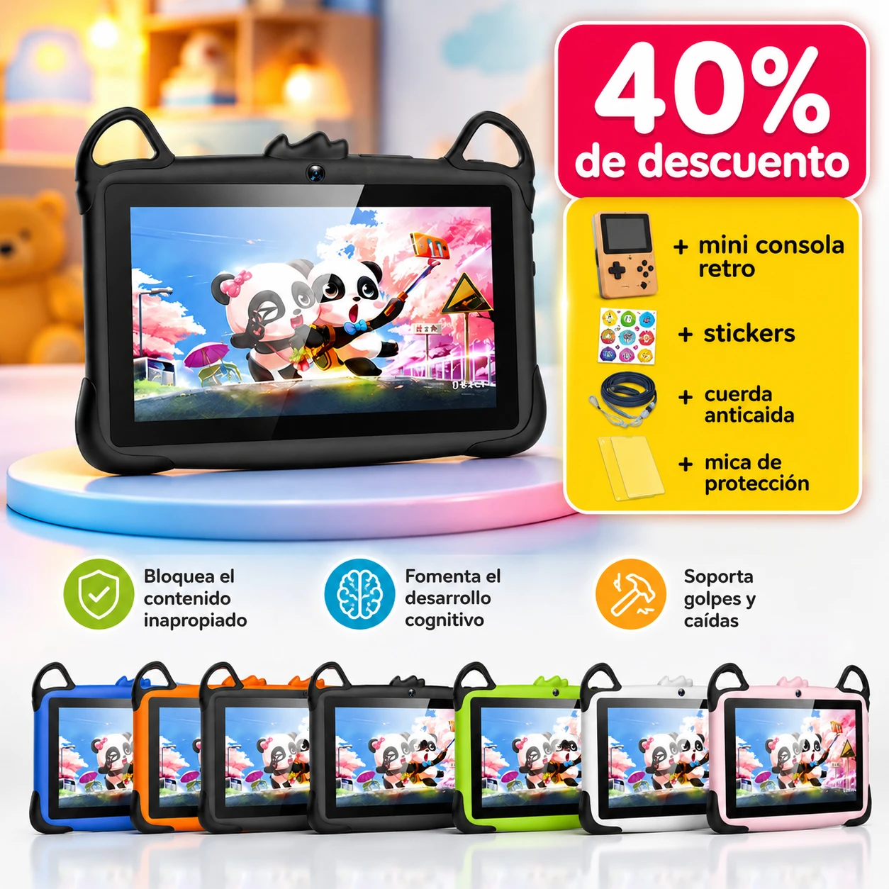 Divino Trend EC Facebook ad: Tablet Didáctica Inteligente Antigolpes