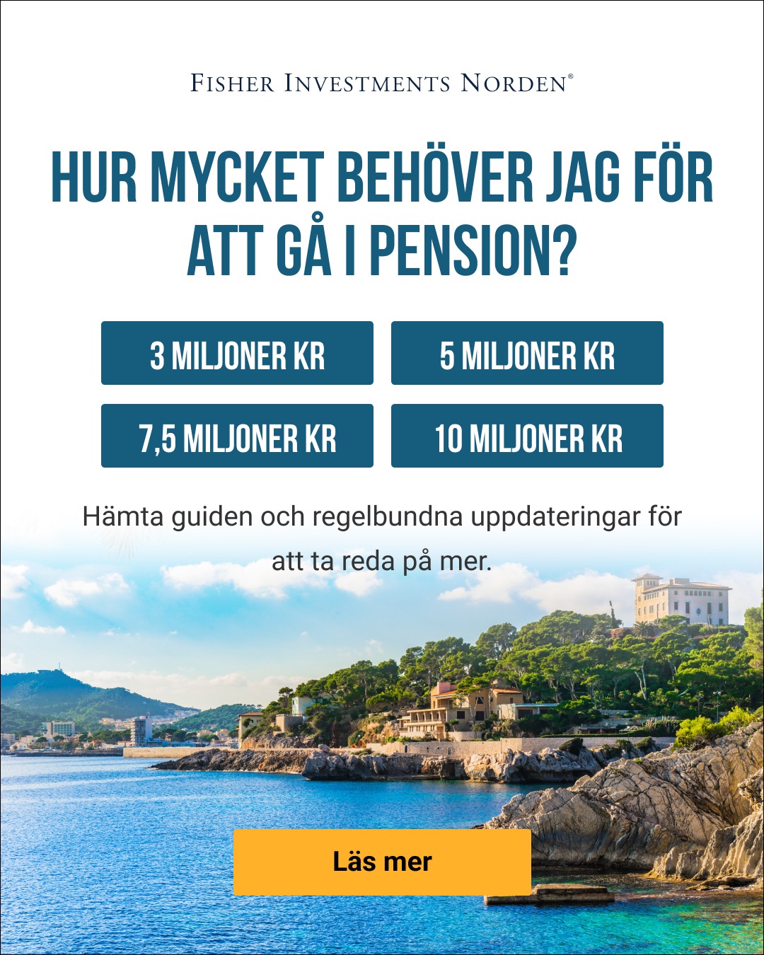 Fisher Investments Norden - Sverige Facebook ad